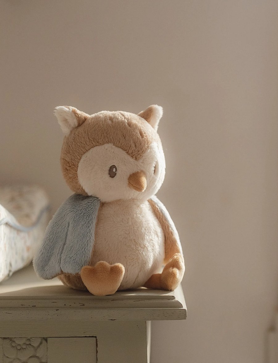 Little Dutch - Cuddly toy owl Forest Friends - blue - 3