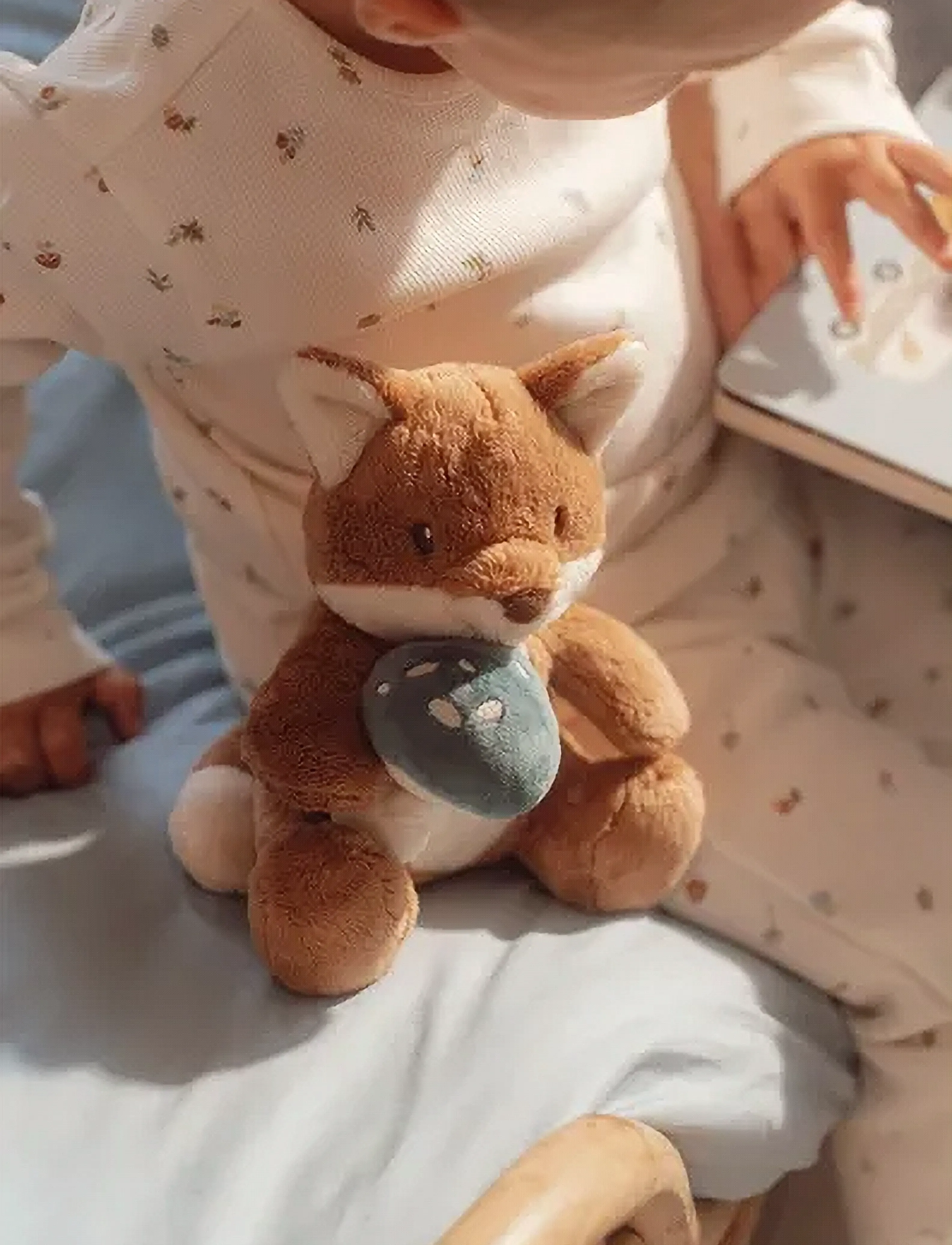 Little Dutch - Little Dutch Cuddle Fox Forest Friends GRS - mjukisdjur - blue - 3