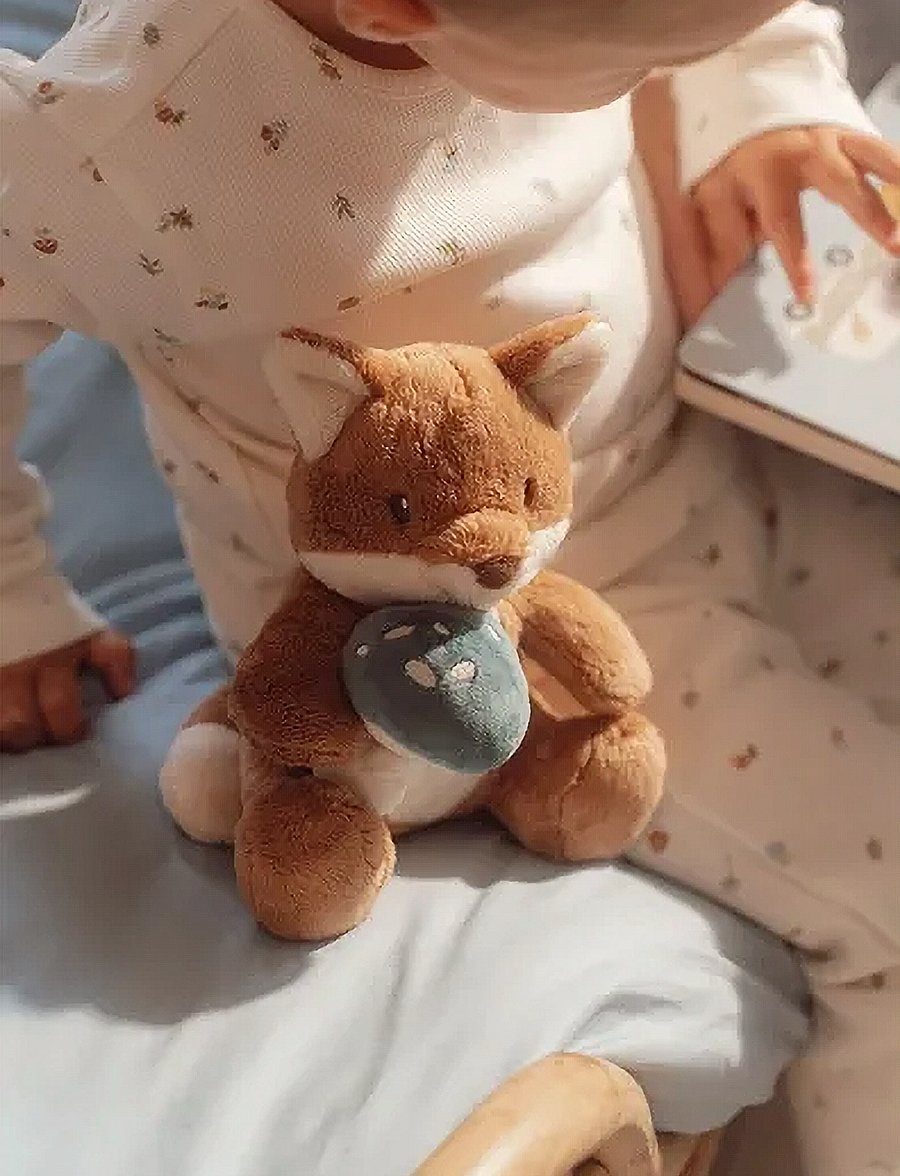 Little Dutch - Little Dutch Cuddle Fox Forest Friends GRS - mjukisdjur - blue - 3