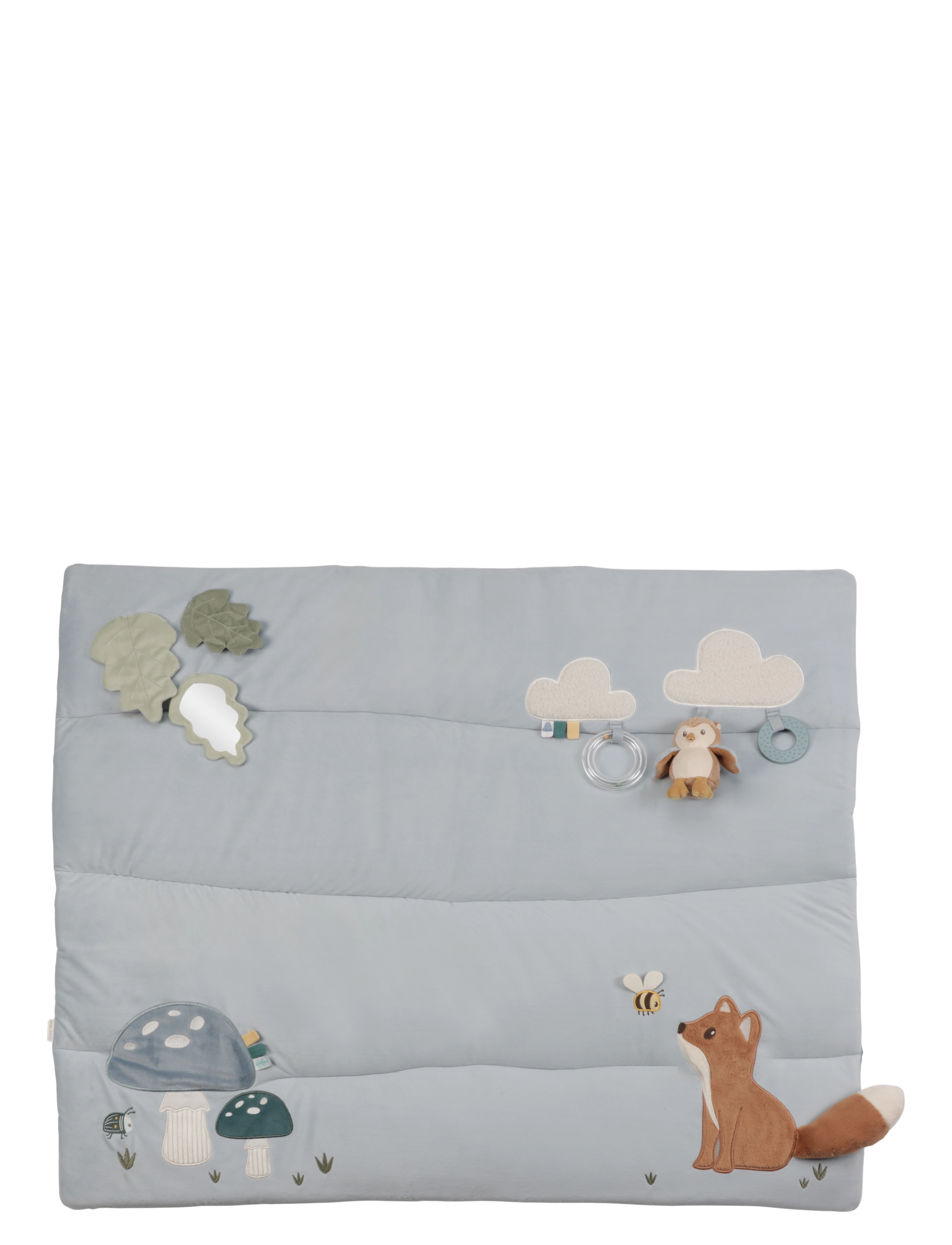 Little Dutch Little Dutch Playpen mat 75 x 95cm Forest Friends GRS - 4 for 3 - BLUE / blue