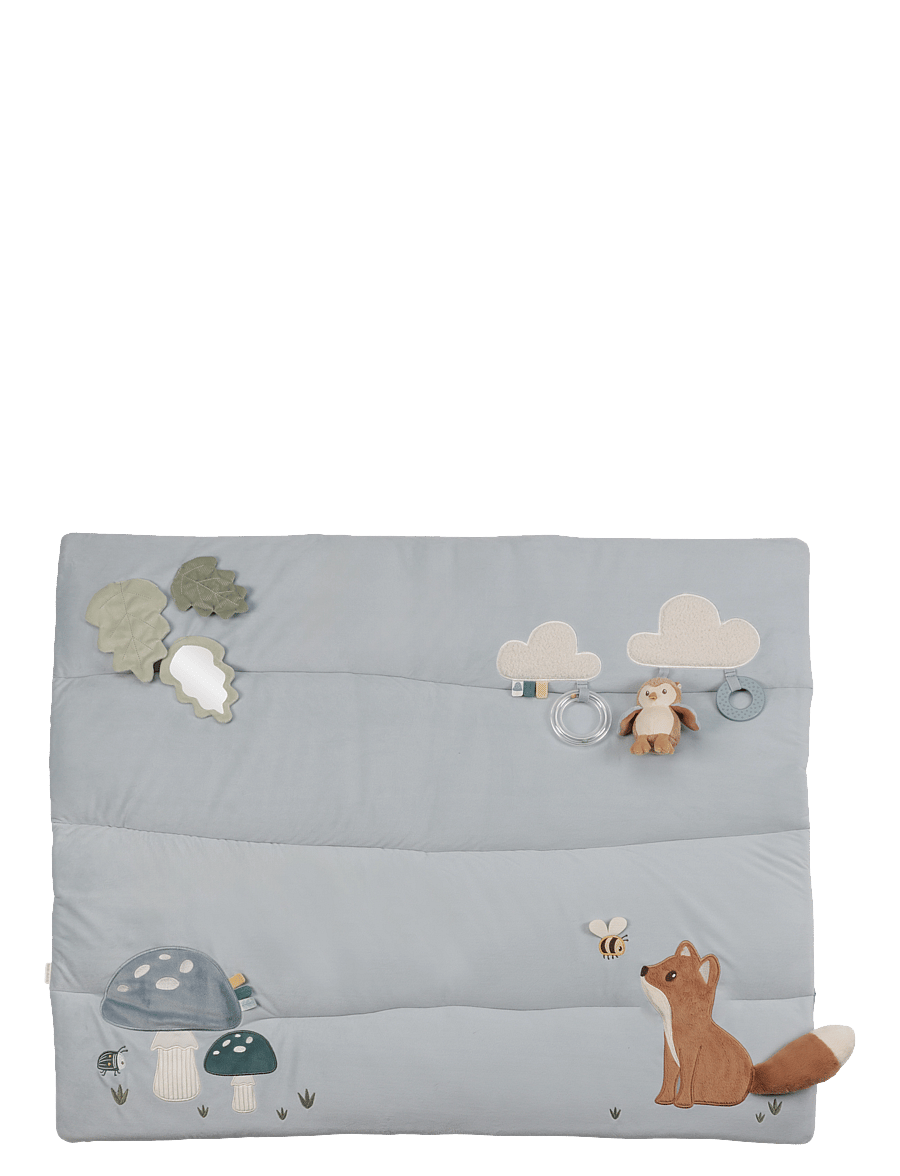 Little Dutch - Little Dutch Playpen mat 75 x 95cm Forest Friends GRS - babygym & lekmattor - blue - 1