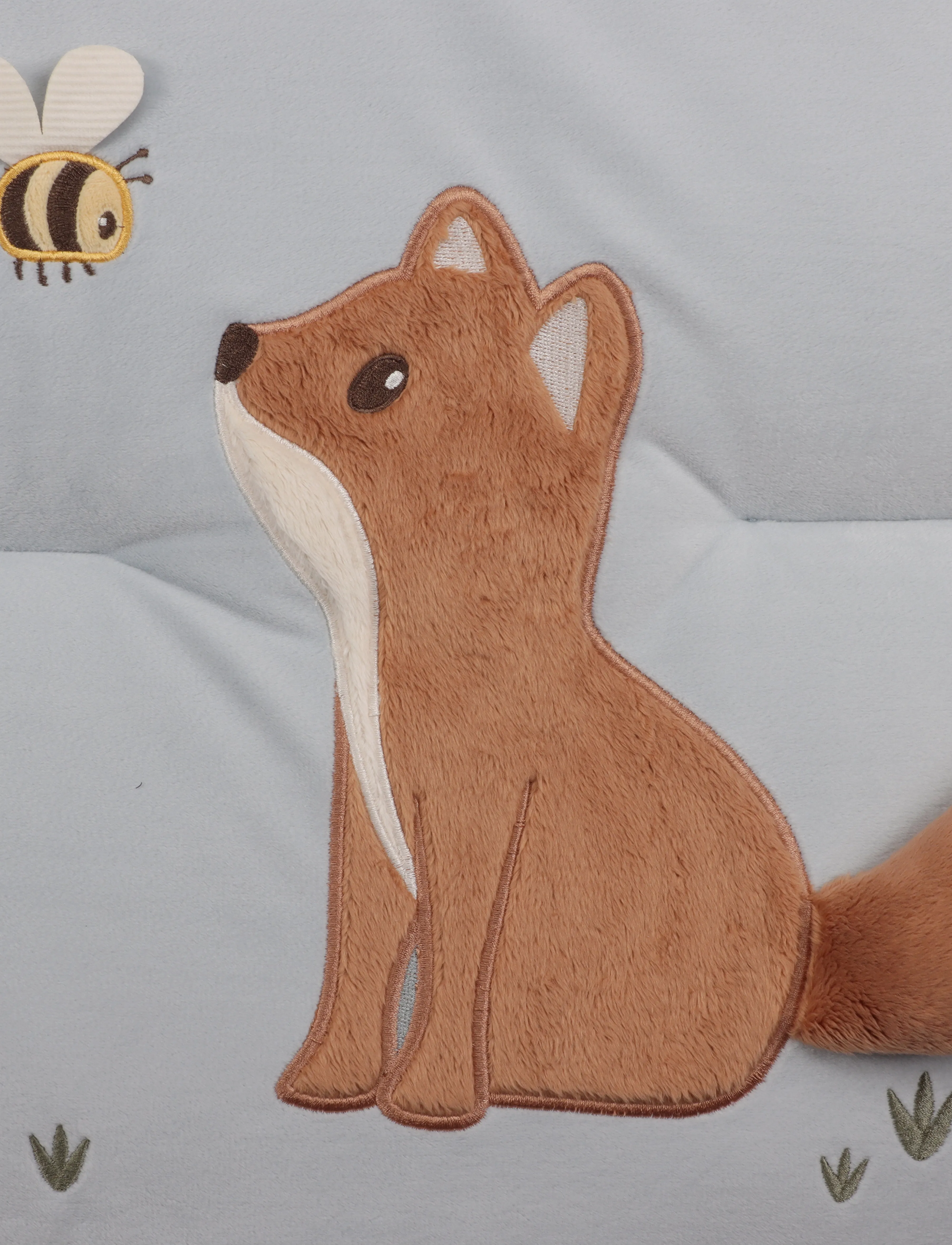Little Dutch - Little Dutch Playpen mat 75 x 95cm Forest Friends GRS - aktivitetscentre & legemåtter - blue - 2