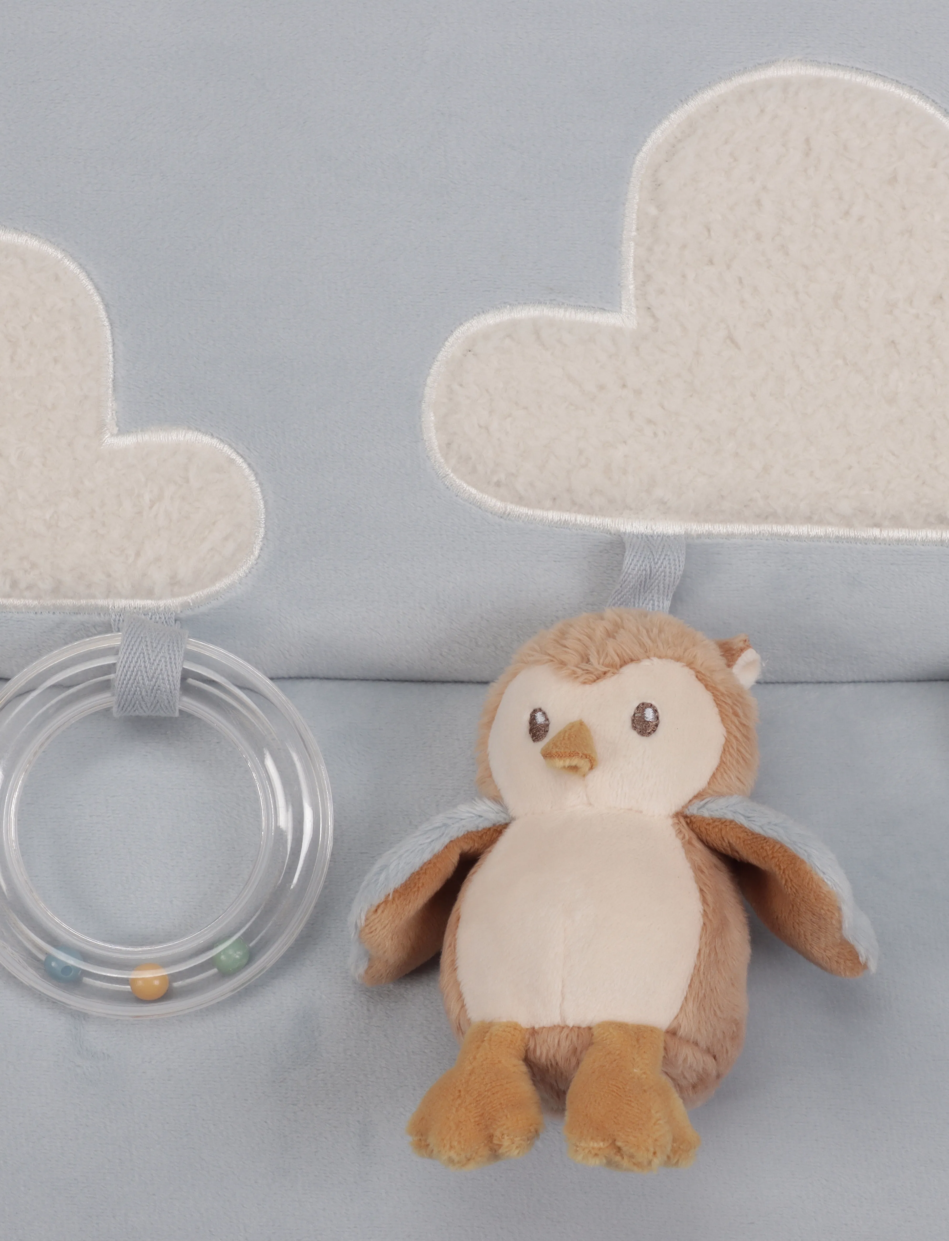 Little Dutch - Little Dutch Playpen mat 75 x 95cm Forest Friends GRS - aktivitetscentre & legemåtter - blue - 3