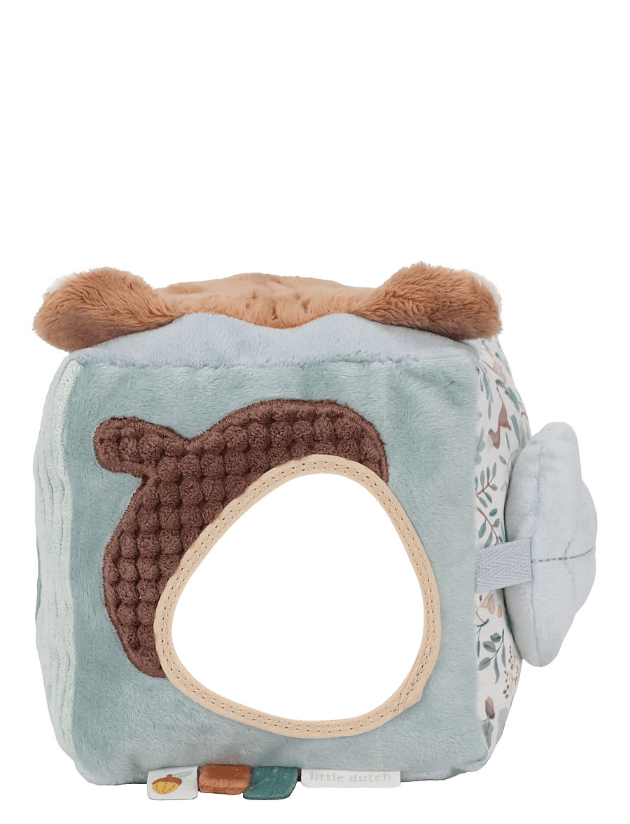 Little Dutch - Little Dutch Soft activity cube Forest Friends GRS - interaktivt legetøj - blue - 2