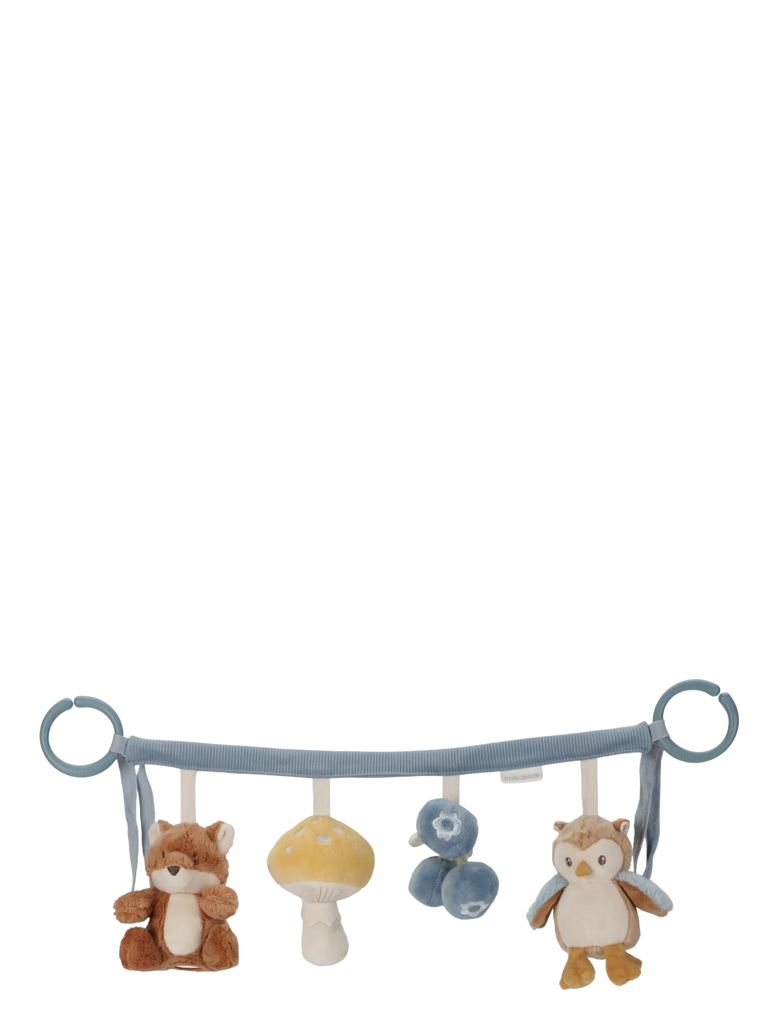 Little Dutch Little Dutch Stroller toy chain Forest Friends GRS - Babyprodukter - BLUE / blue