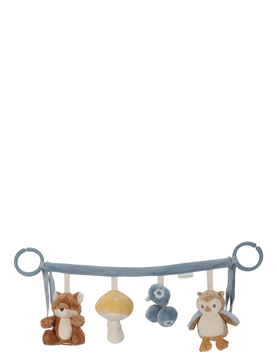 Little Dutch - Little Dutch Stroller toy chain Forest Friends GRS - barnevognslegetøj - blue - 1