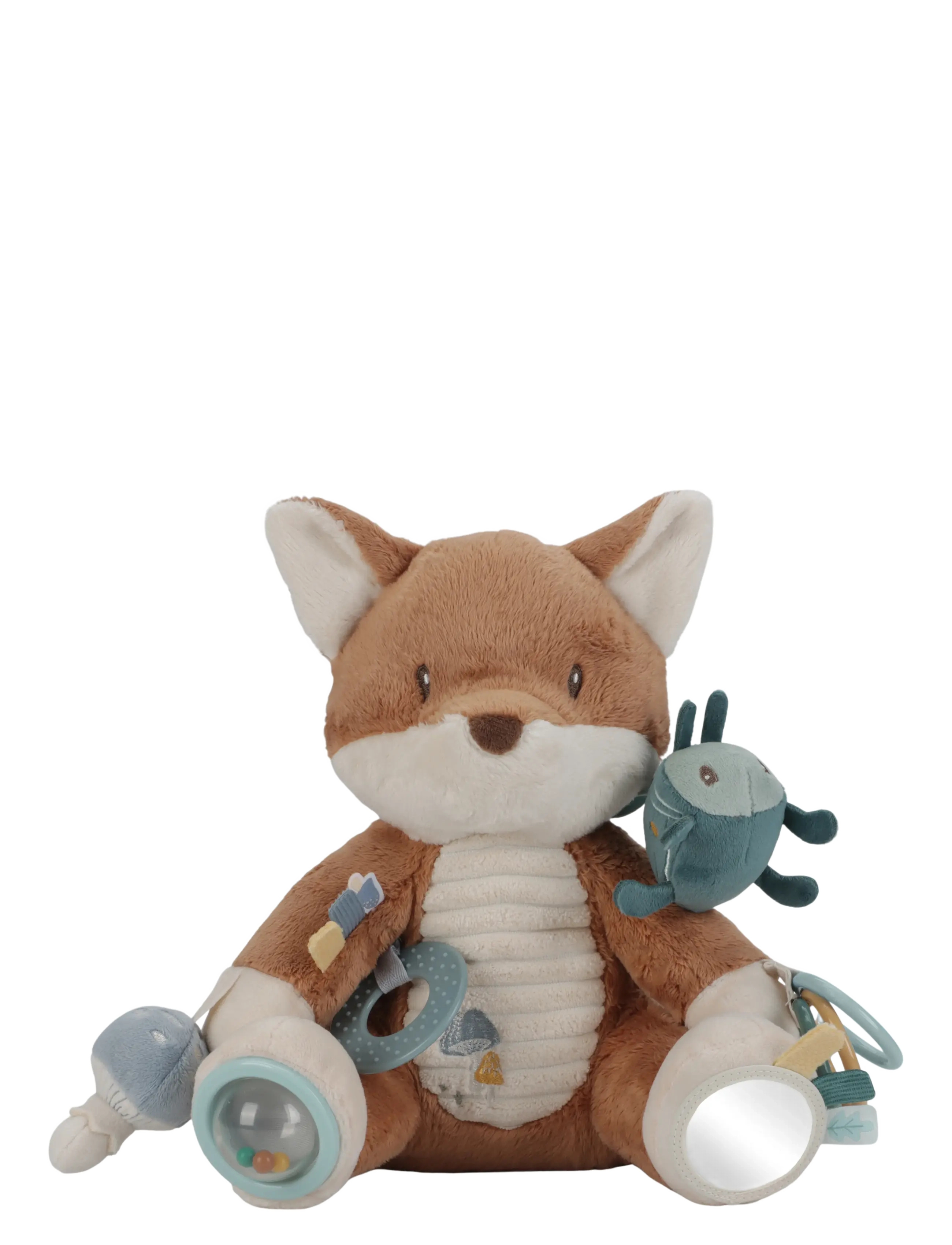 Little Dutch Activity soft toy Fox - Forest Friends - Visa allt - BLUE / blue