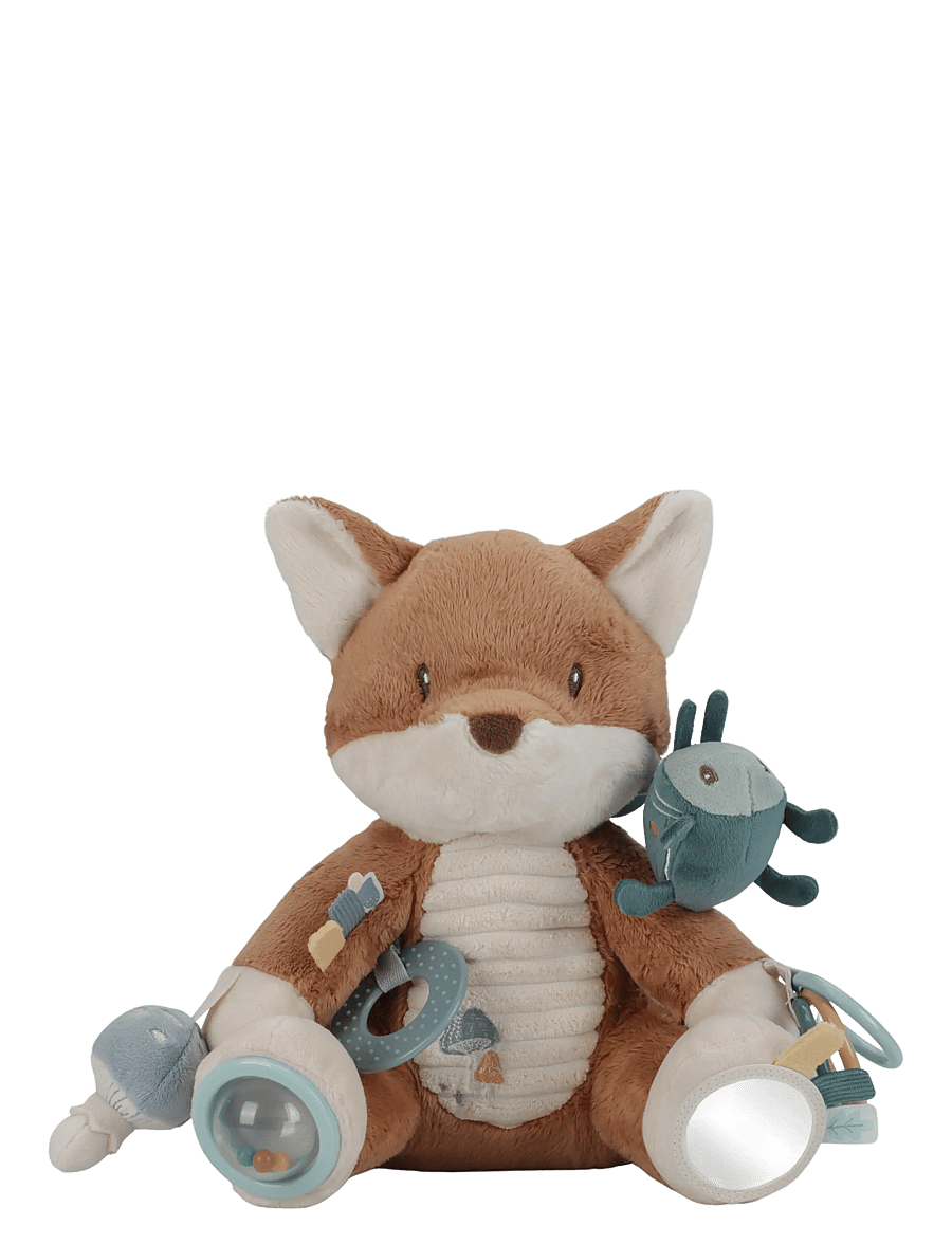 Little Dutch - Activity soft toy Fox - Forest Friends - blue - 1