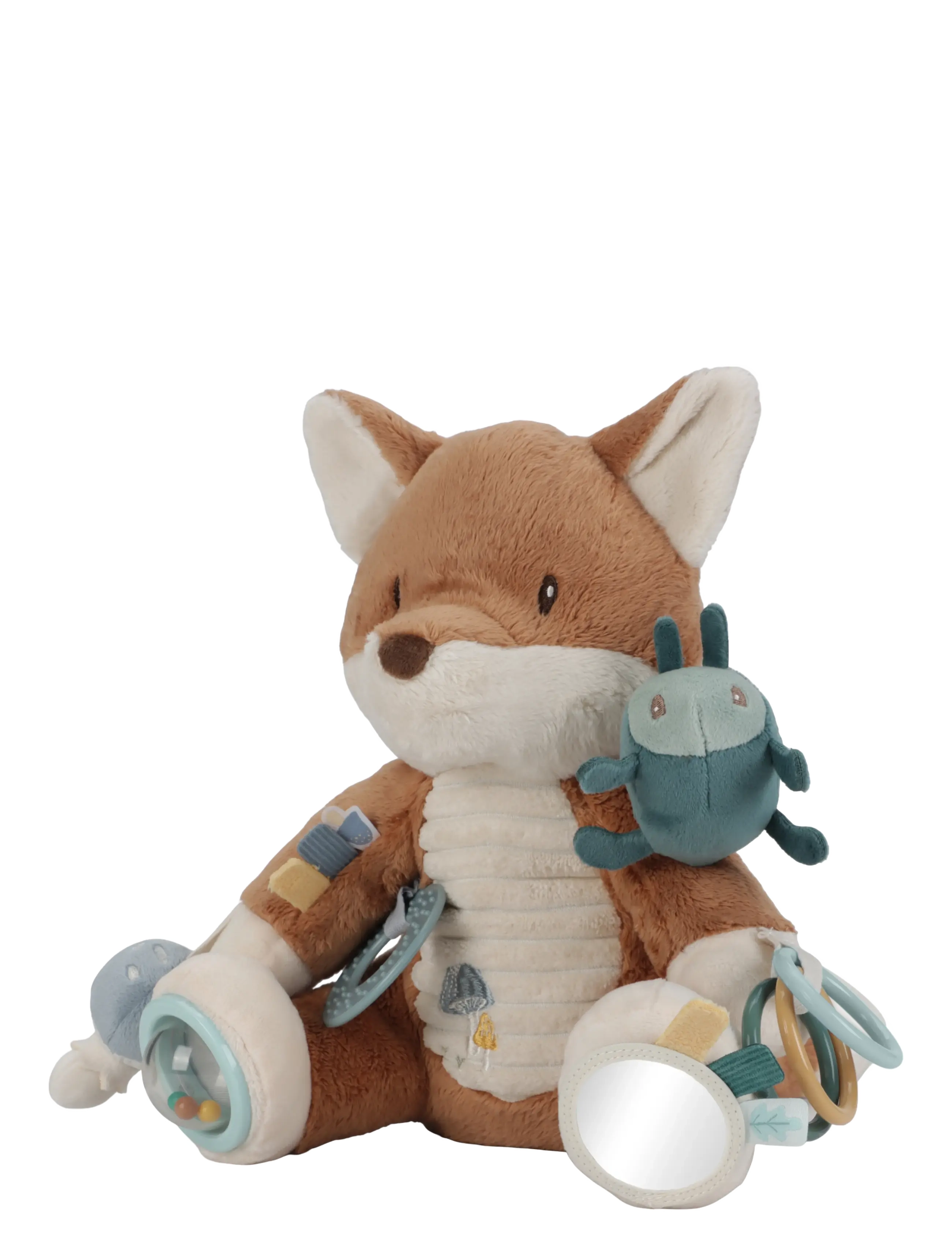 Little Dutch - Activity soft toy Fox - Forest Friends - blue - 2