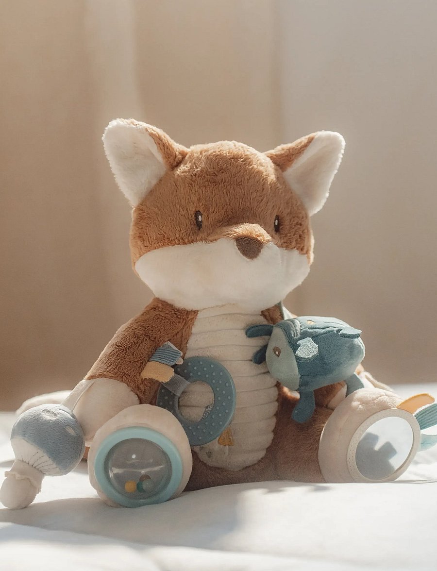 Little Dutch - Activity soft toy Fox - Forest Friends - blue - 3