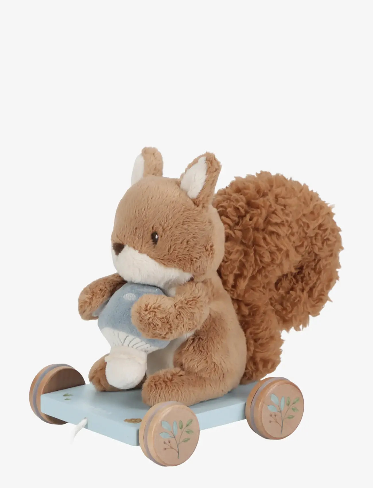 Little Dutch - Little Dutch Pull along Squirrel FSC - pull along toys - blue - 0