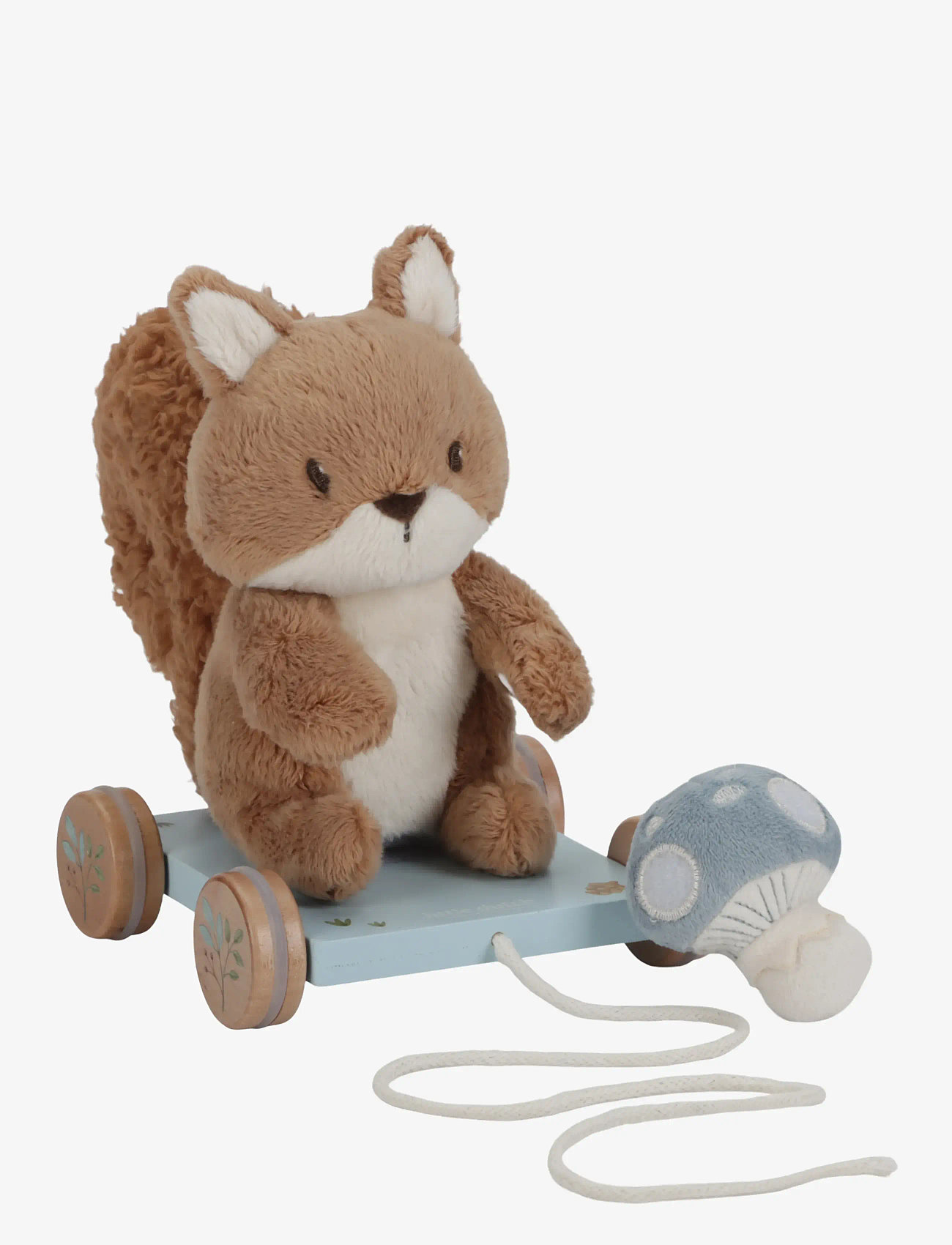 Little Dutch - Little Dutch Pull along Squirrel FSC - pull along toys - blue - 1