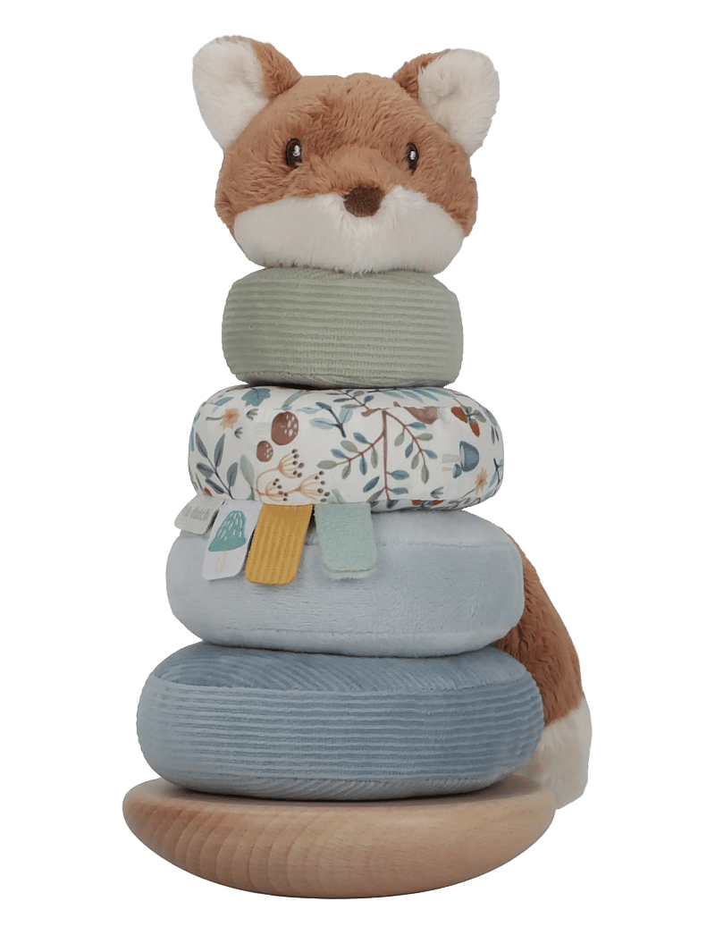 Little Dutch - Little Dutch Rocking Ring Stacker - Forest Friends FSC - stapelbare blokk - blue - 0