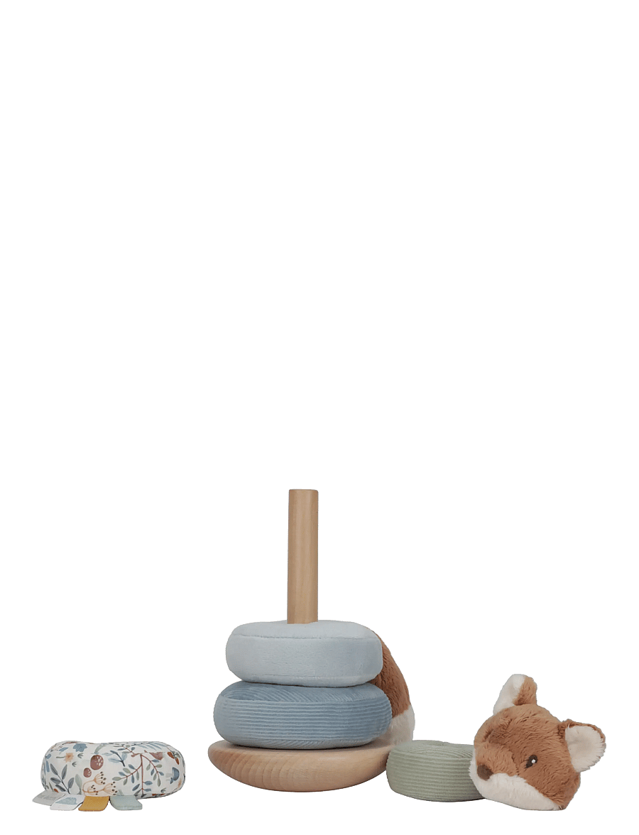 Little Dutch - Little Dutch Rocking Ring Stacker - Forest Friends FSC - stapelbare blokk - blue - 1