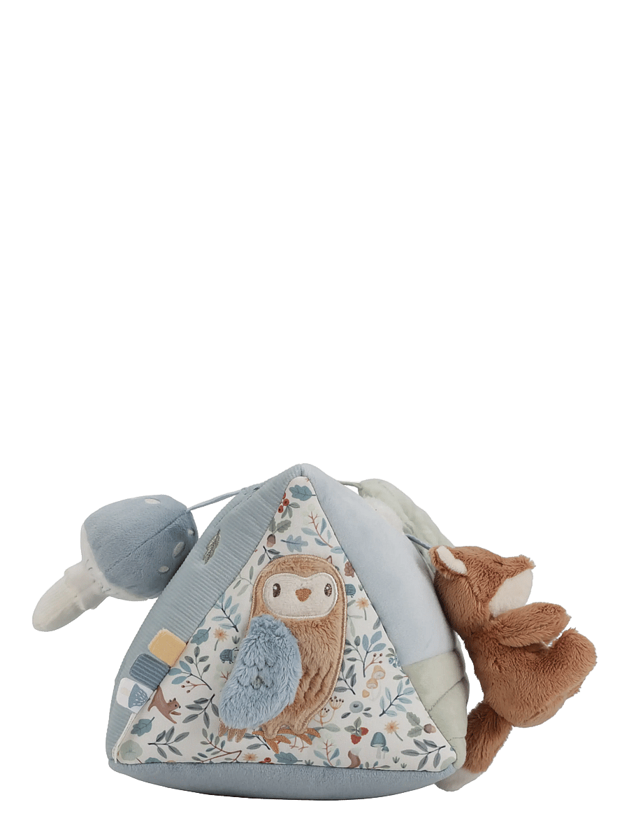 Little Dutch - Little Dutch Activity triangle Forest Friends GRS - interaktivt legetøj - blue - 2