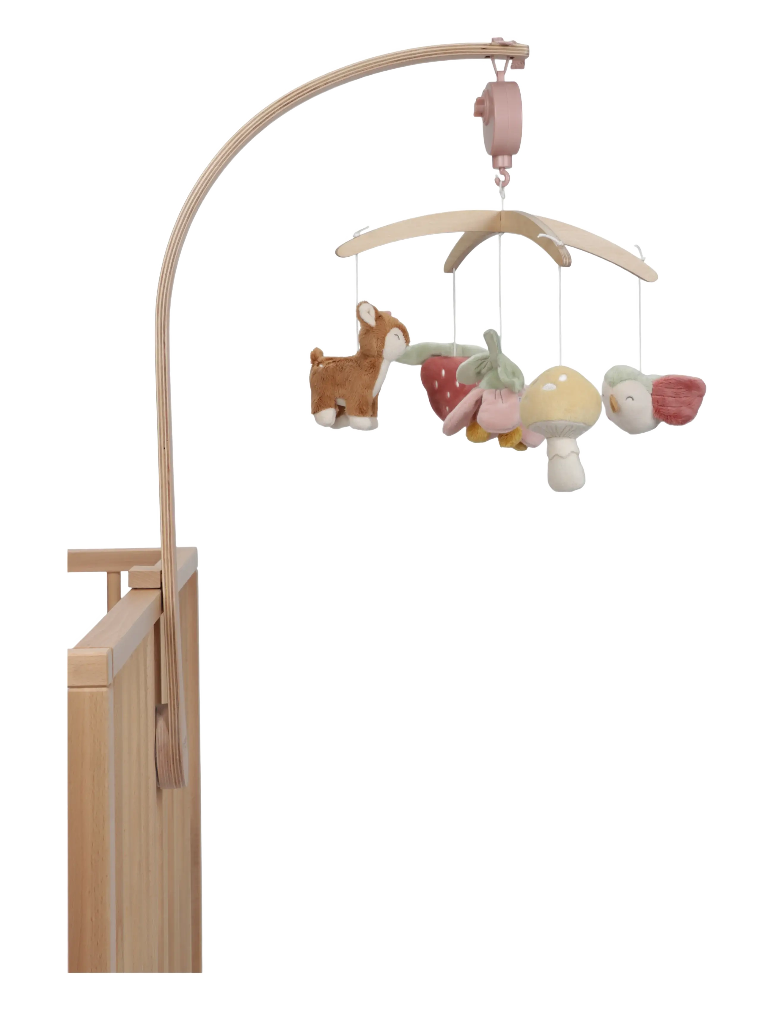 Little Dutch Little Dutch Music Mobile Fsc - Fairy Garden, One Size, Pink, Babysøvn > Babymobiler, Børn