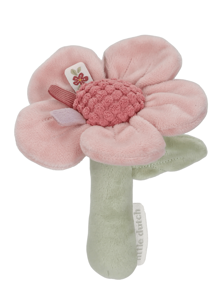 Little Dutch - Little Dutch Rattle Flower Fairy Garden - skallror - pink - 0
