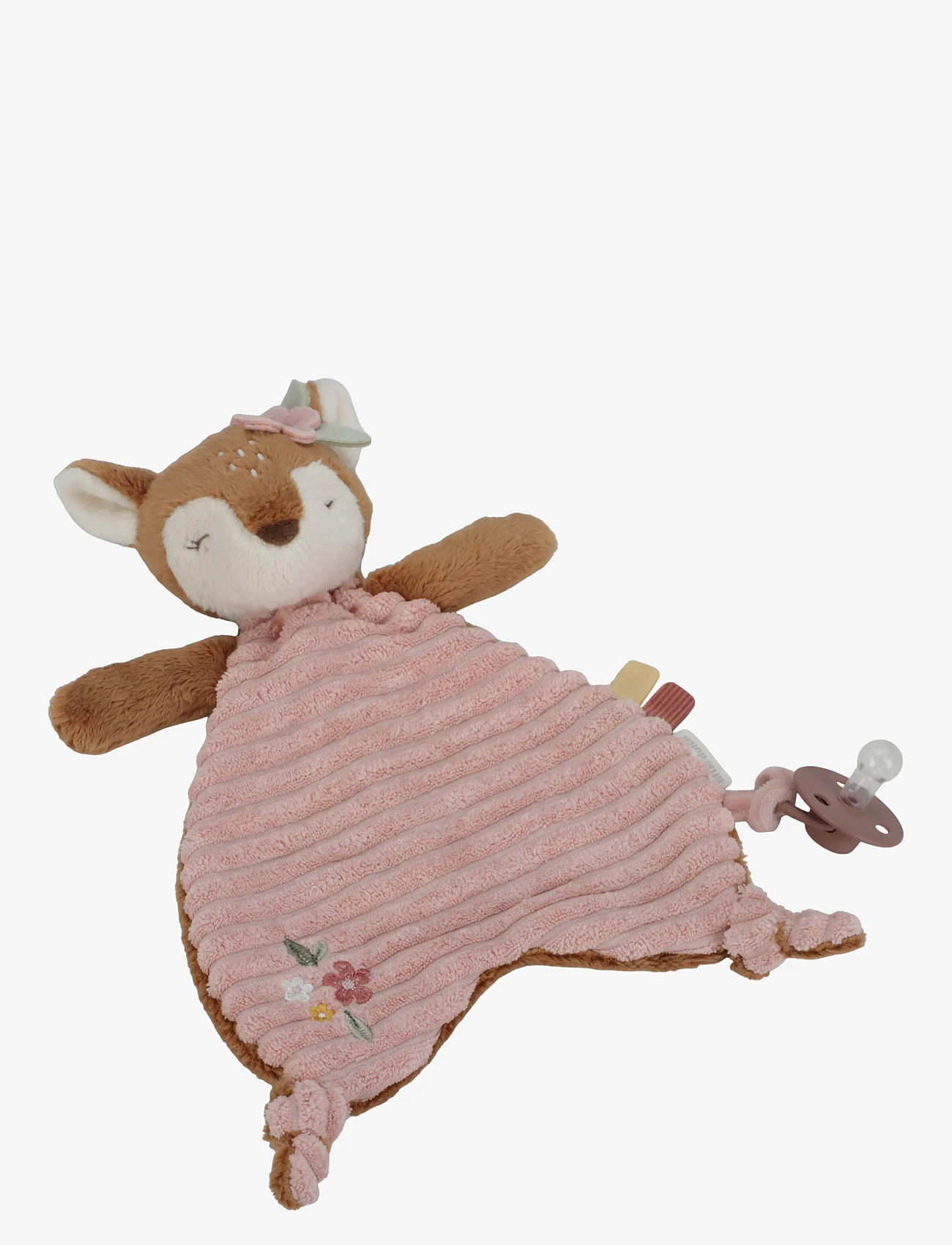 Little Dutch - Little Dutch Cuddle Cloth Deer Fairy Garden - snuttefiltar - pink - 0