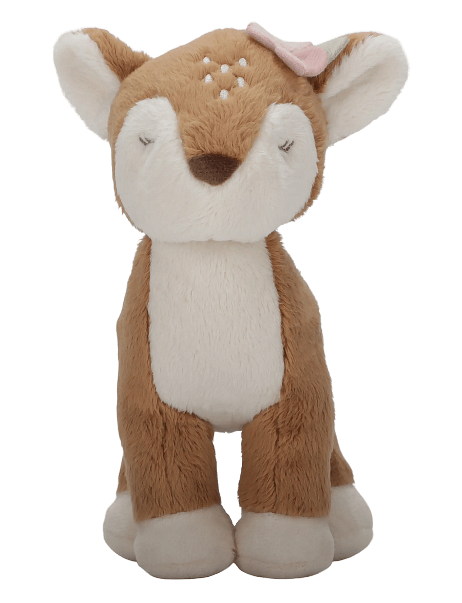 Little Dutch - Little Dutch Cuddle Deer Fairy Garden - tøjdyr - pink - 0