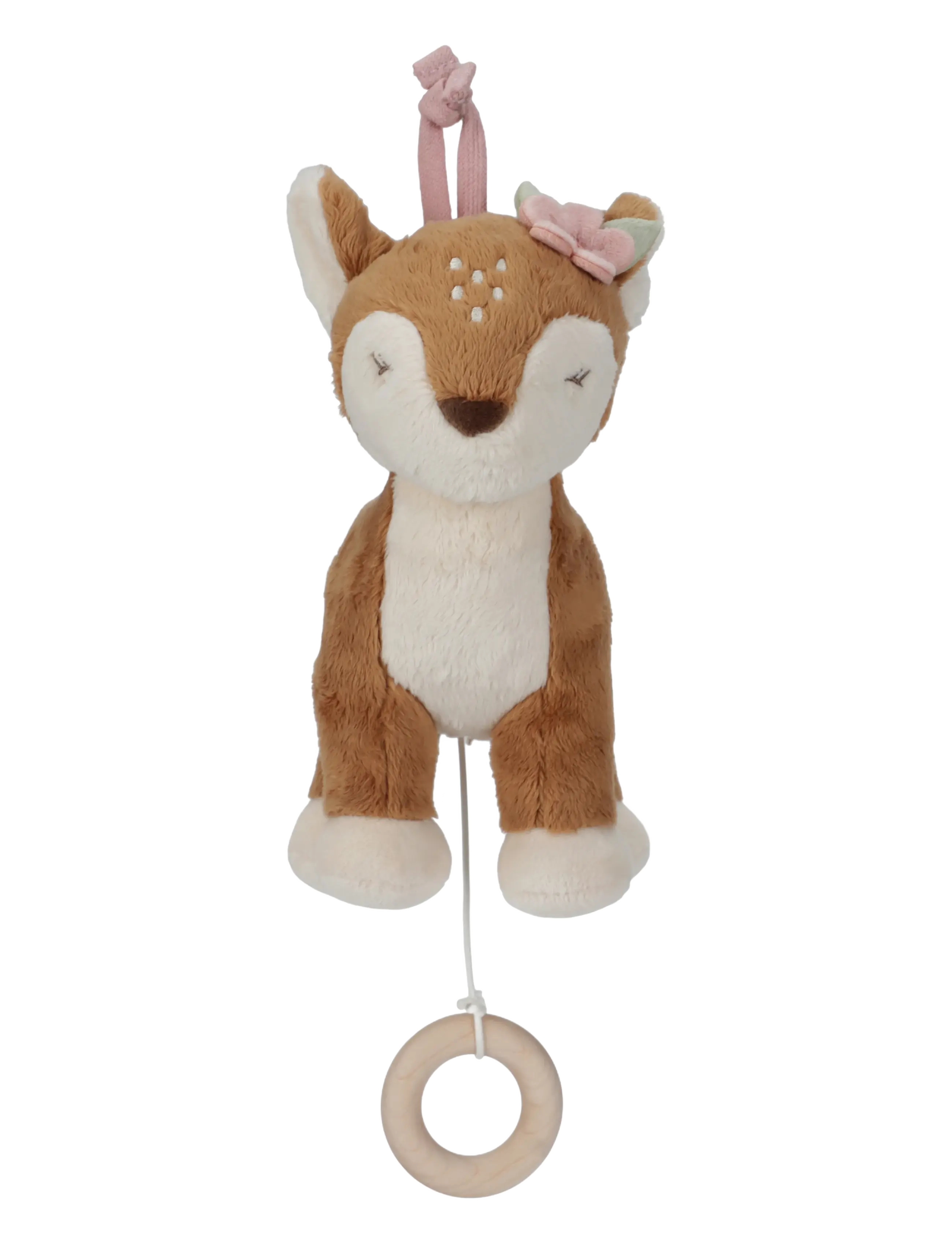 Little Dutch Music Box Deer Fairy Garden, Børn, Musical Plush Legetøj, Pink, Str: ONE SIZE