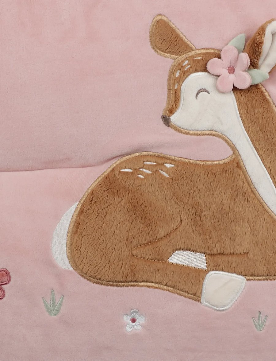 Little Dutch - Playpen mat Fairy Garden - babygym & lekmattor - pink - 0