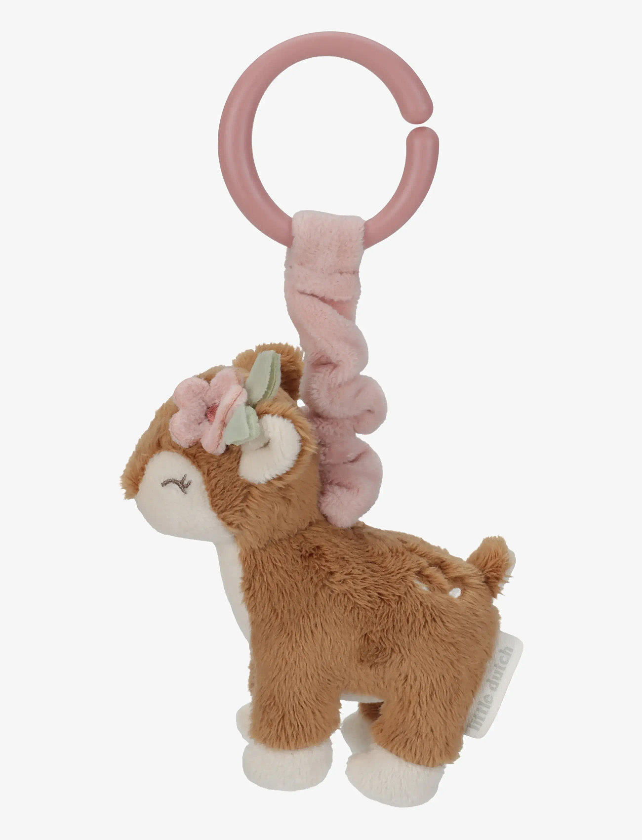 Little Dutch - Little Dutch Pull-and-Shake Deer Fairy Garden - barnevognslegetøj - pink - 0