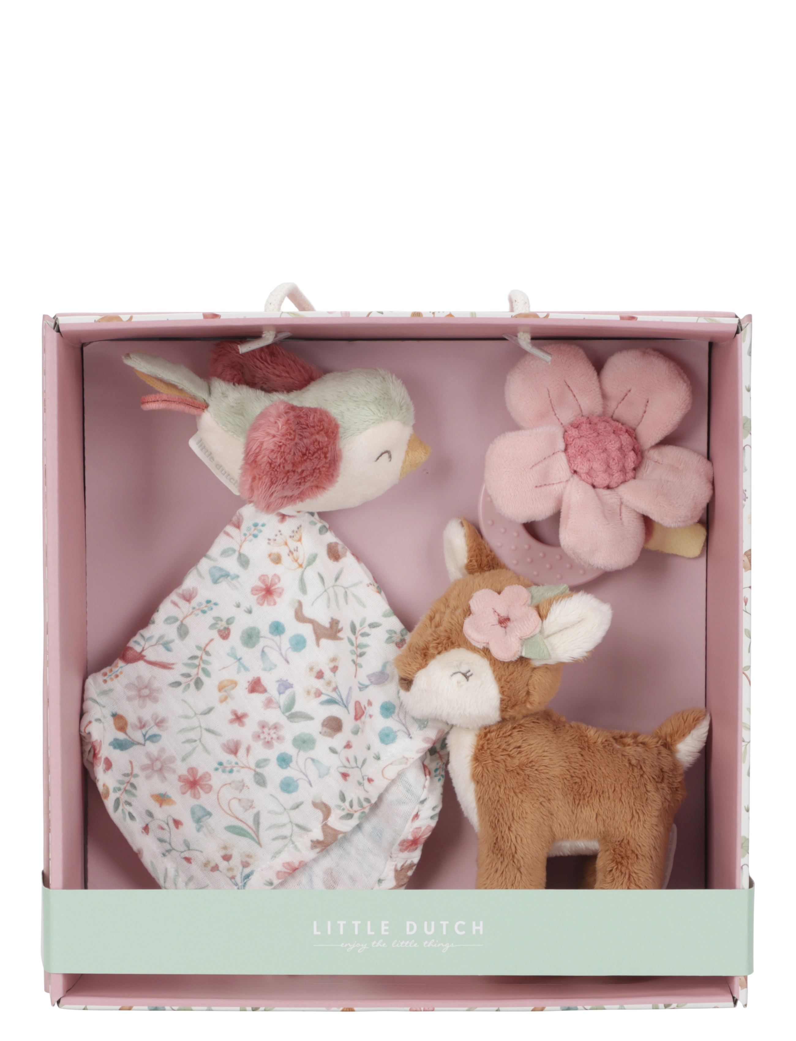 Little Dutch Little Dutch Gift Box Cuddles Fairy Garden - Gift sets - PINK / pink/rose