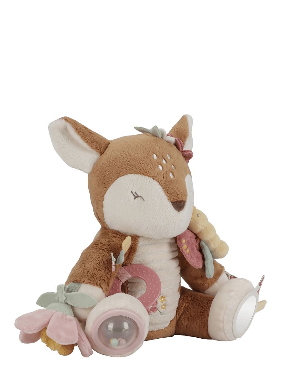 Little Dutch - Activity soft toy Deer Fairy Garden - mjukisdjur - pink - 1