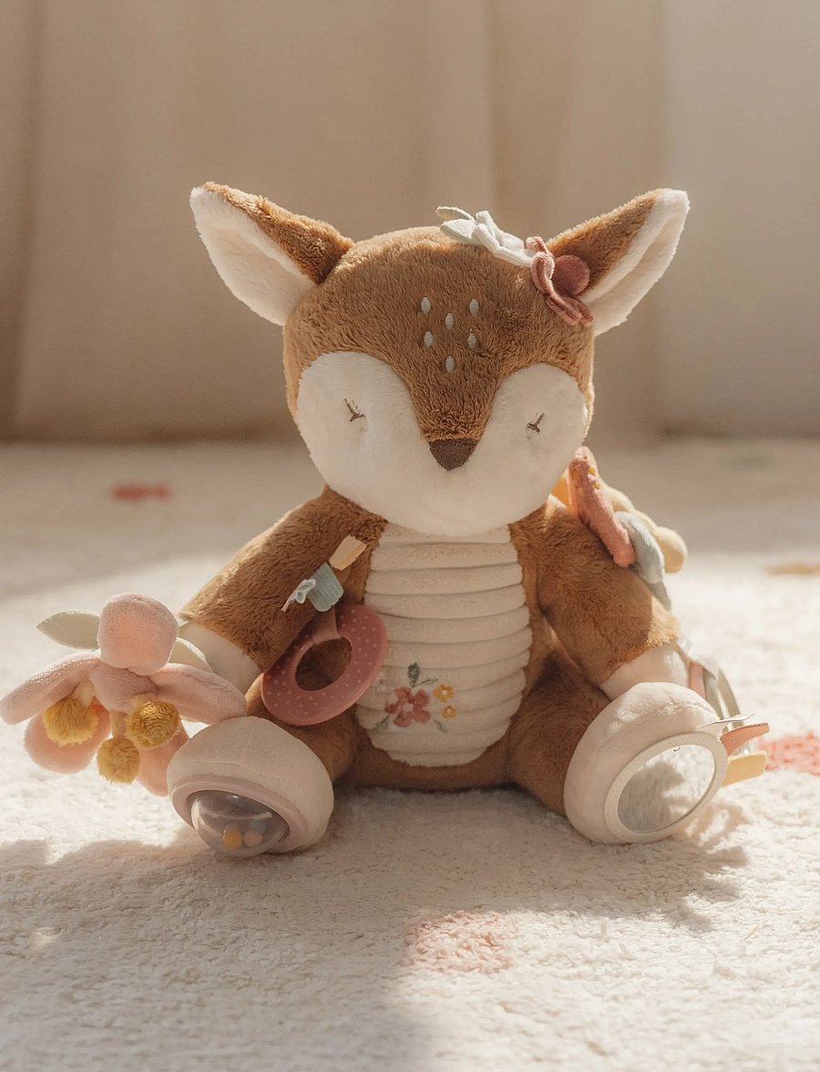 Little Dutch - Activity soft toy Deer Fairy Garden - mjukisdjur - pink - 3