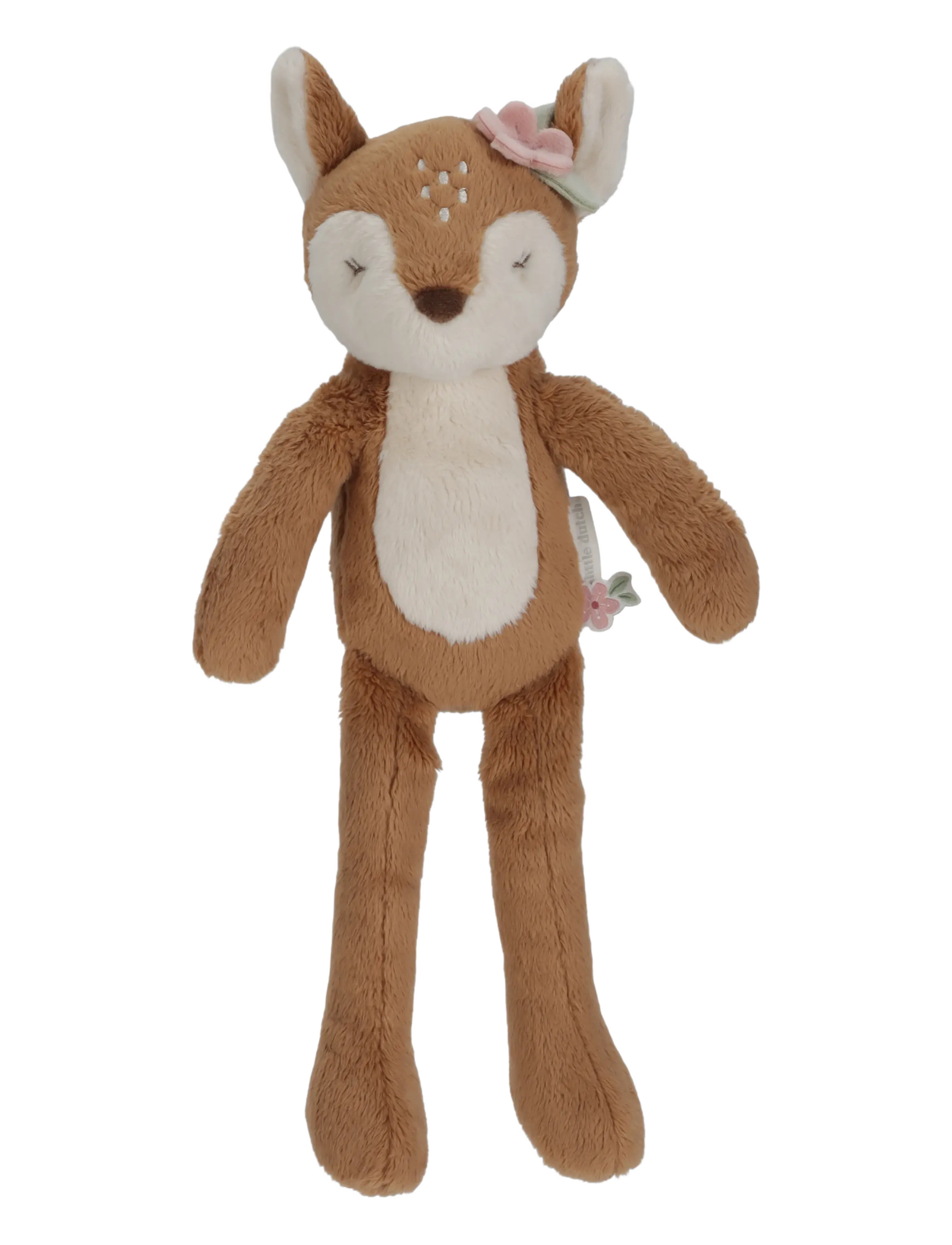Little Dutch Little Dutch Cuddle Deer Long Legs Fairy Garden - Tøjdyr - PINK / pink/rose