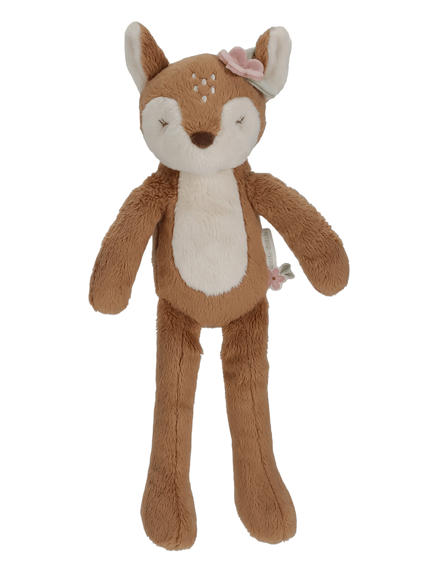 Little Dutch - Little Dutch Cuddle Deer Long Legs Fairy Garden - mjukisdjur - pink - 0