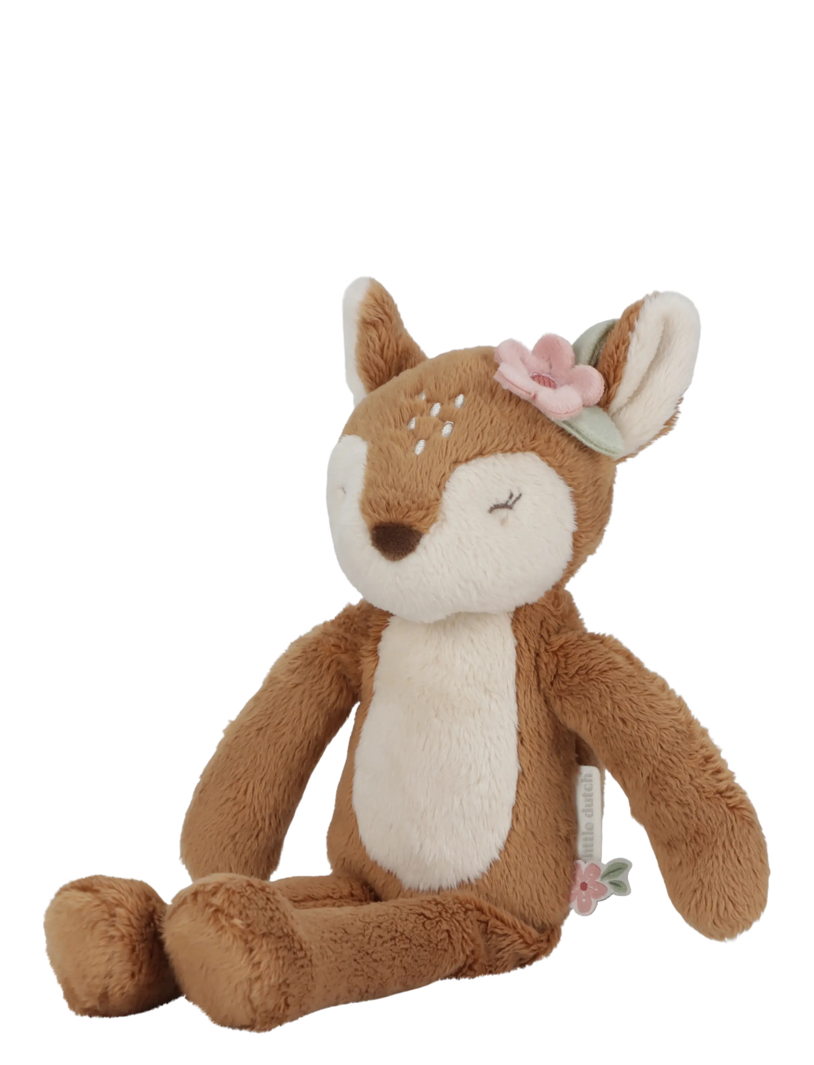Little Dutch - Little Dutch Cuddle Deer Long Legs Fairy Garden - tøjdyr - pink - 1