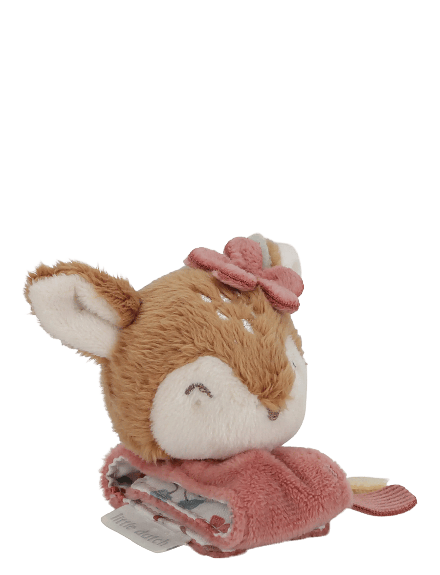 Little Dutch - Little Dutch Wrist Rattle Fairy Garden - skallror - pink - 0
