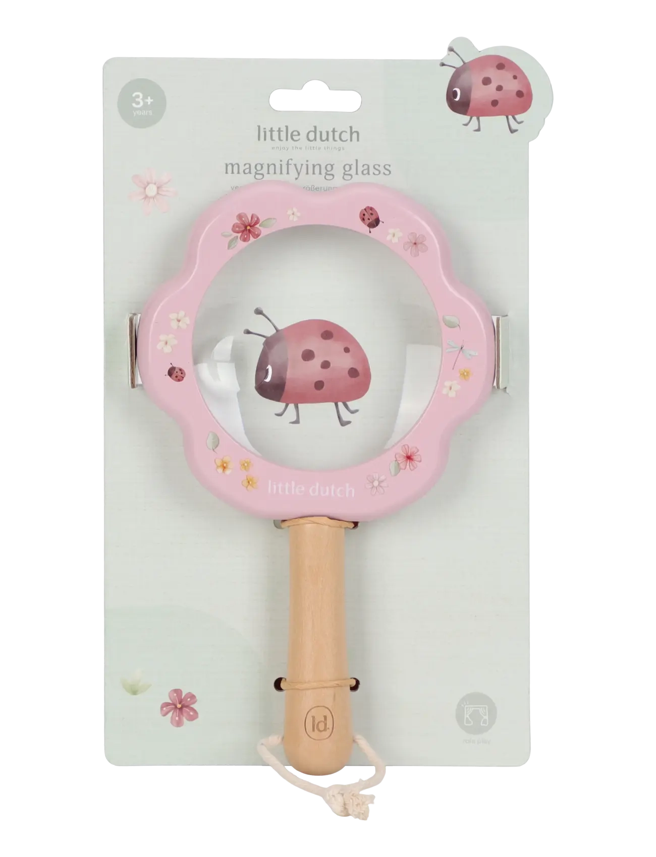 Little Dutch Magnifying glass - Fairy Garden - Eksperimenter og videnskab - PINK / pink/rose
