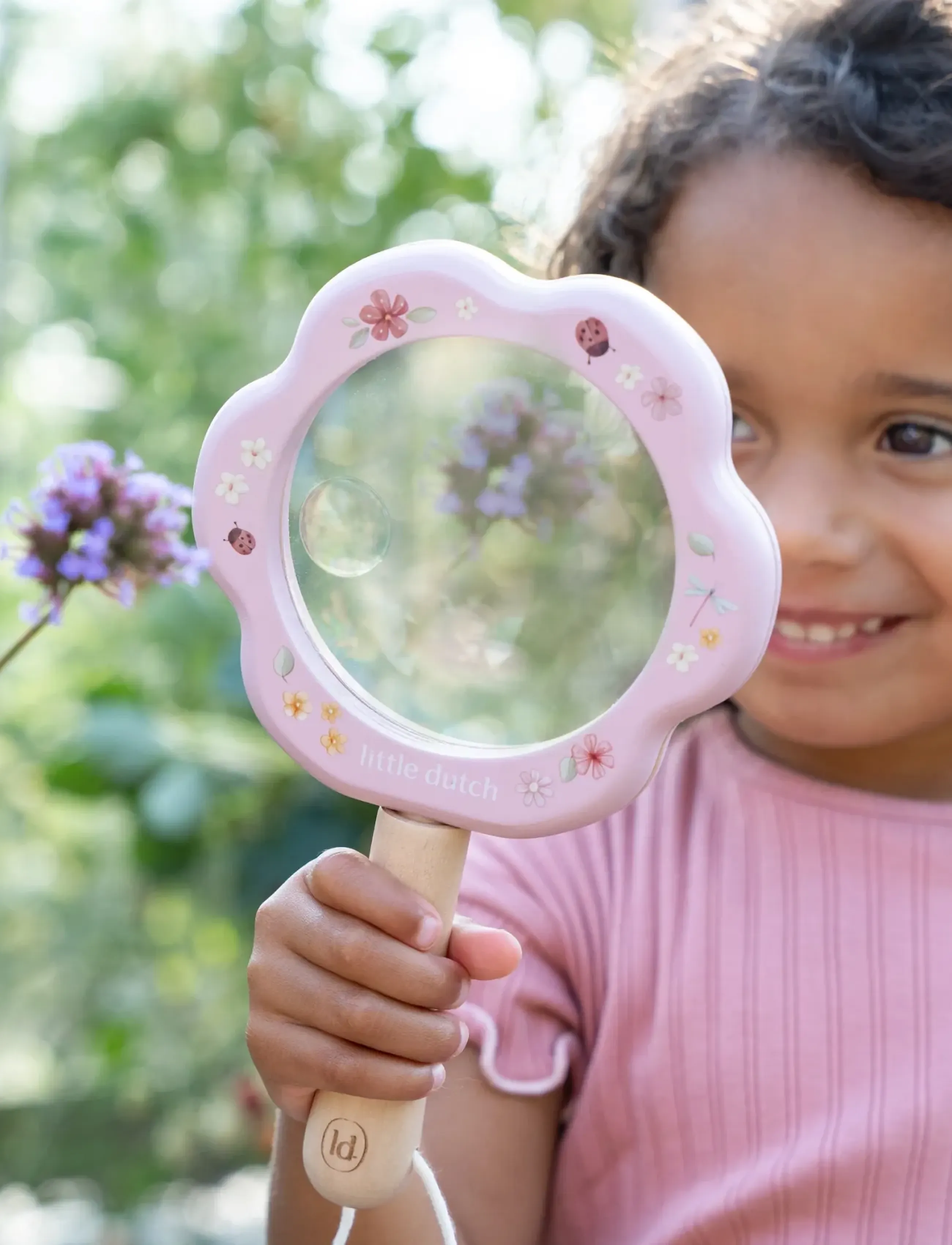Little Dutch - Magnifying glass - Fairy Garden - eksperimenter og videnskab - pink - 4
