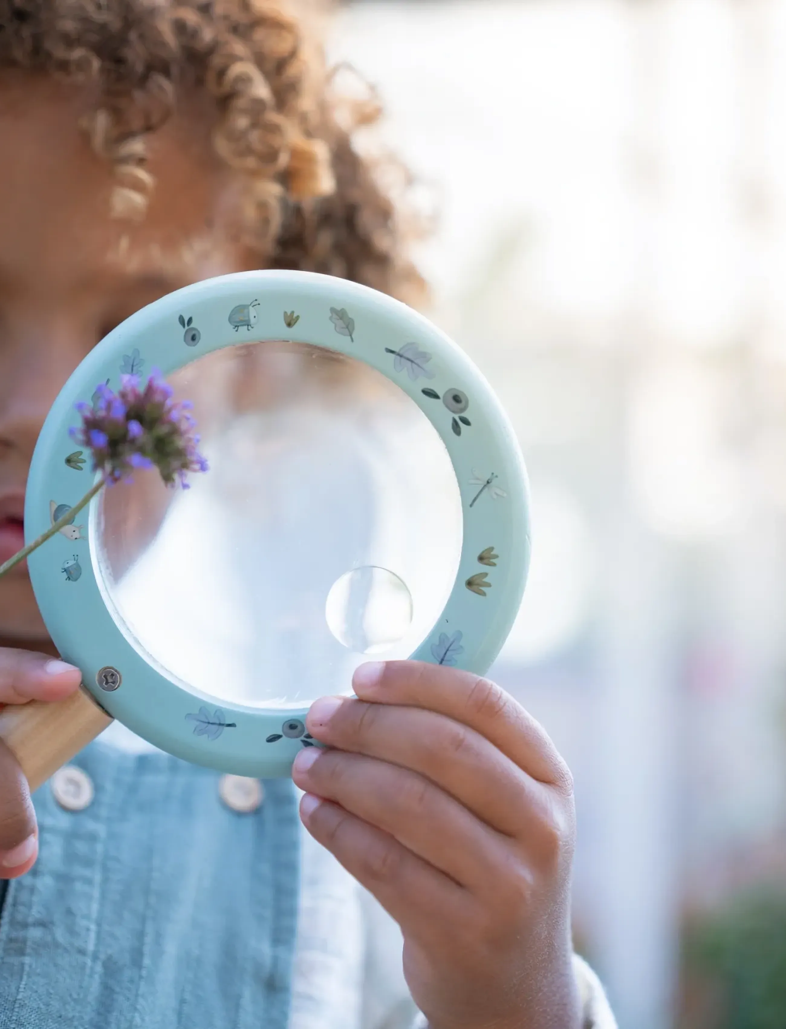 Little Dutch Magnifying Glass Forest Friends, Børn, Experiments And Science, Blå, Str: ONE SIZE