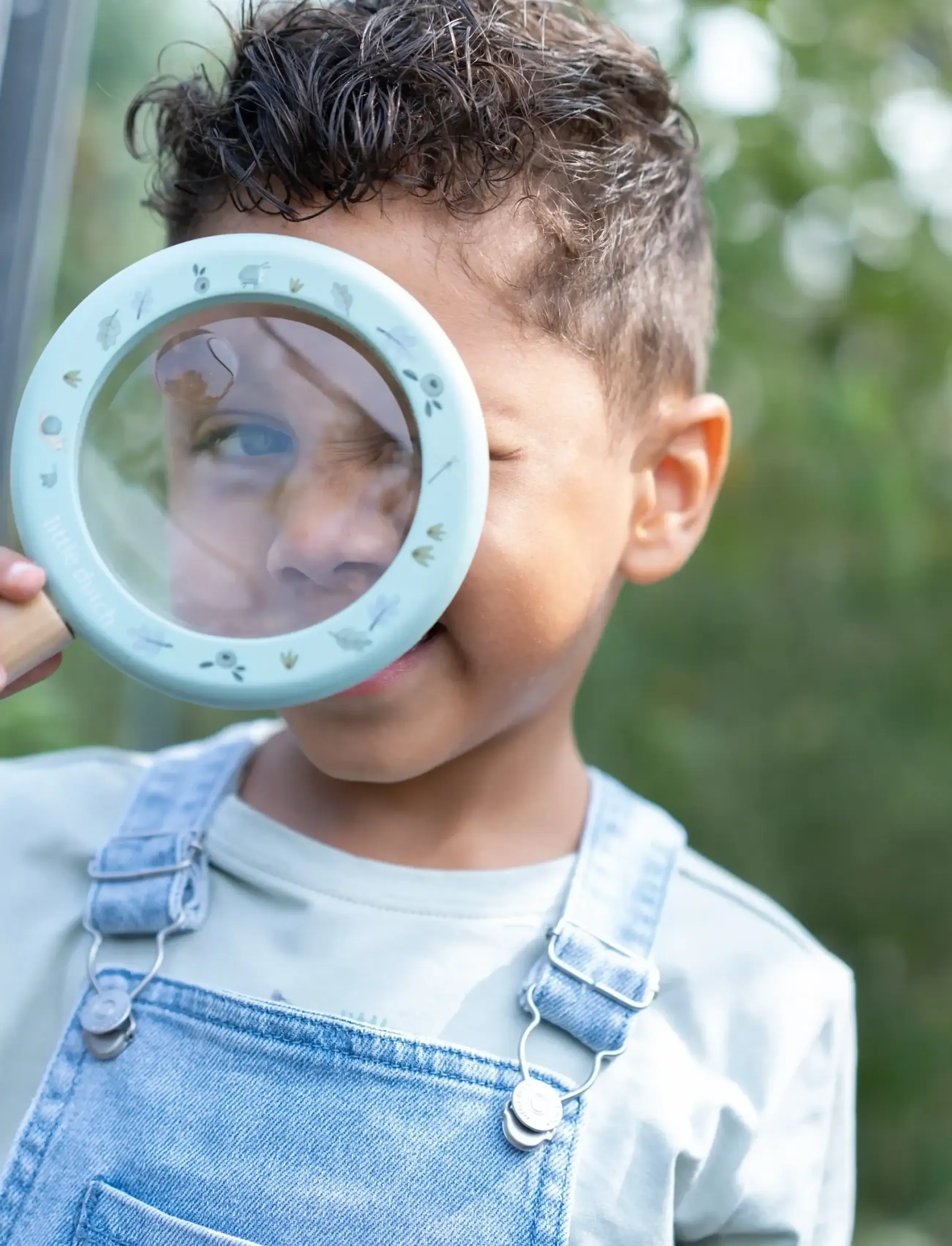 Little Dutch - Magnifying glass - Forest Friends - experiment & vetenskap - blue - 3