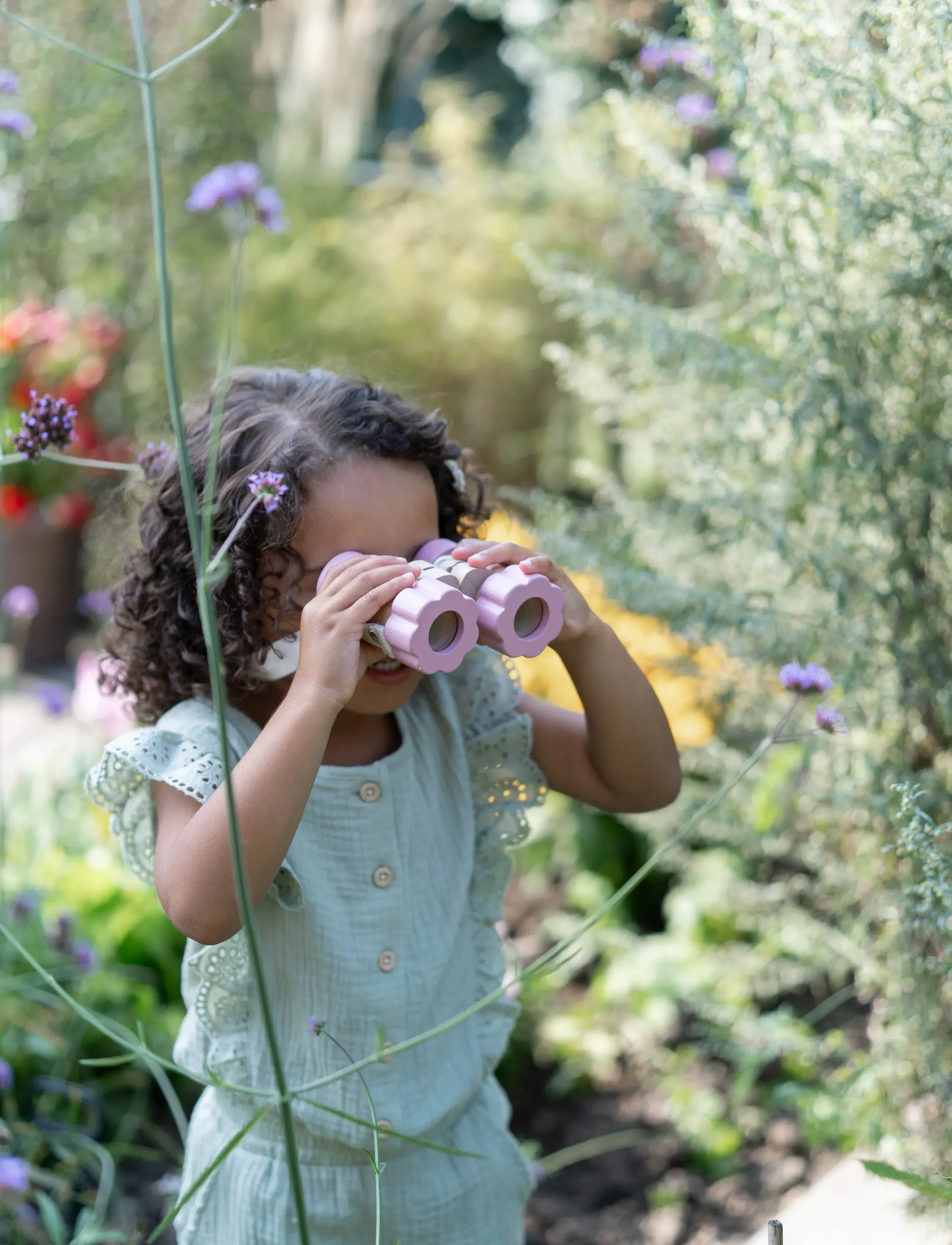 Little Dutch Binoculars - Fairy Garden, One Size, Pink, Legetøj > Experiments And Science, Børn