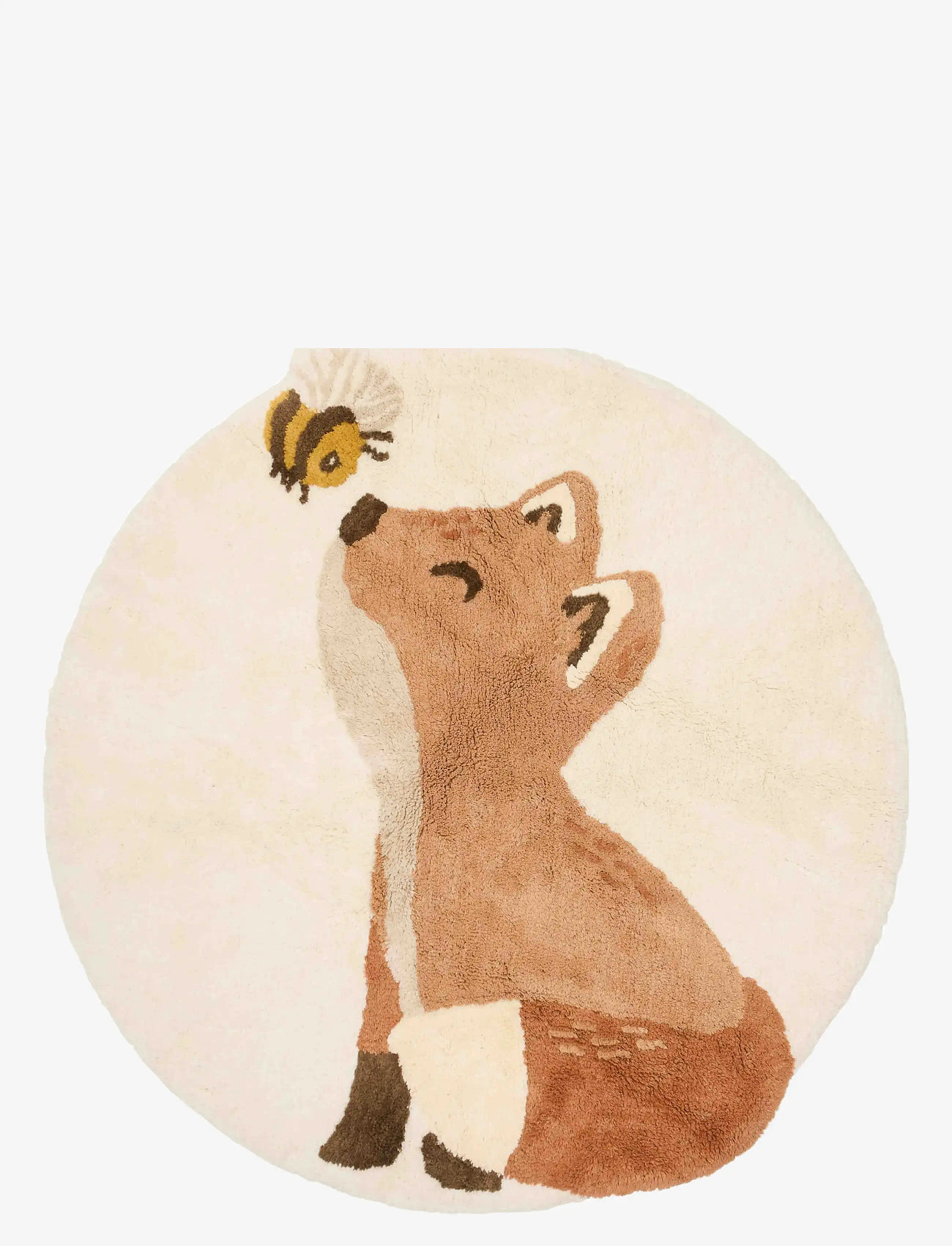 Little Dutch - Little Dutch - Rug Fox - 110x110 cm - brown - 0