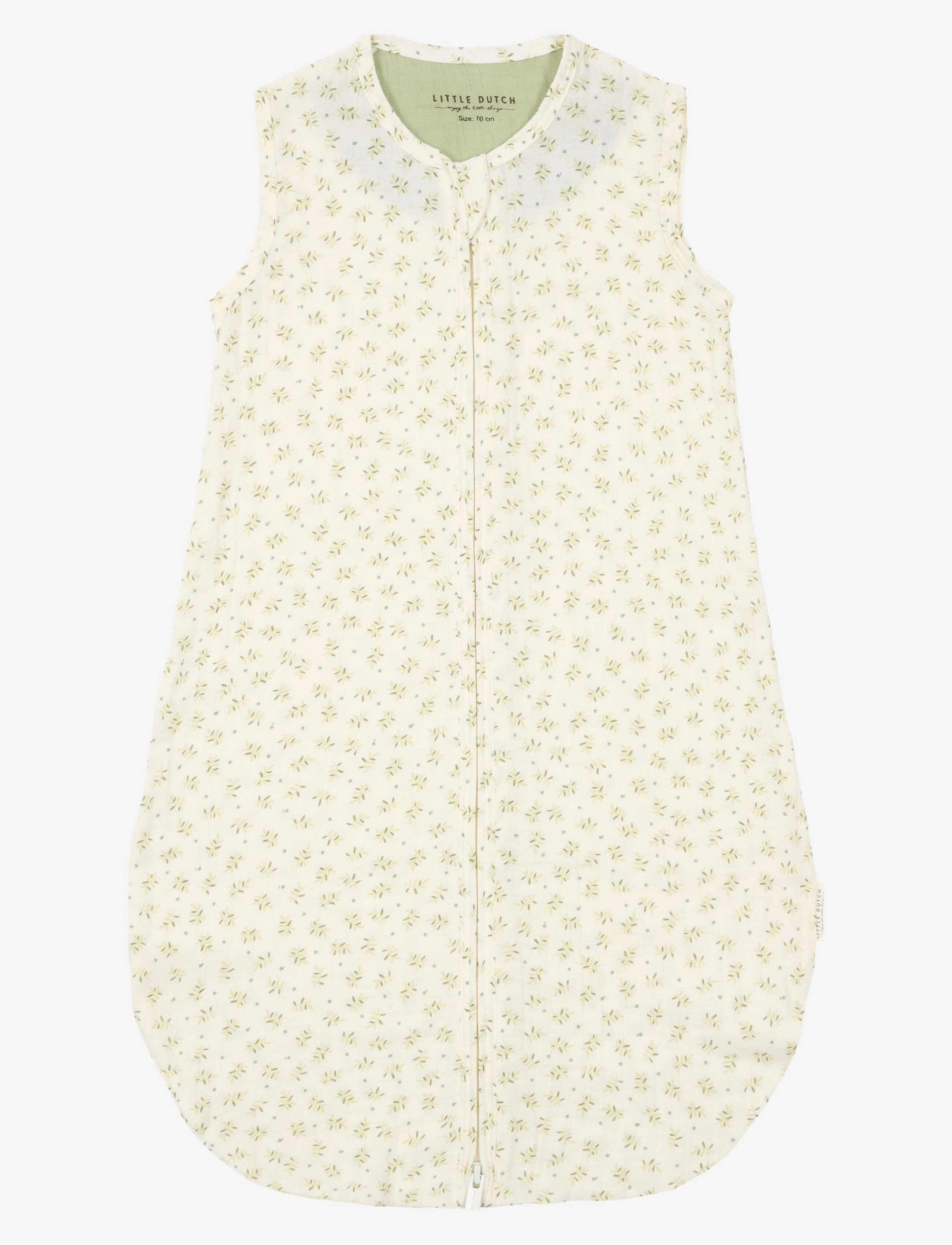 Little Dutch Little Dutch - Sommer Sovepose Muslin 90 cm Leaves, 90 cm, Green, Sovetid > Soveposer, Børn