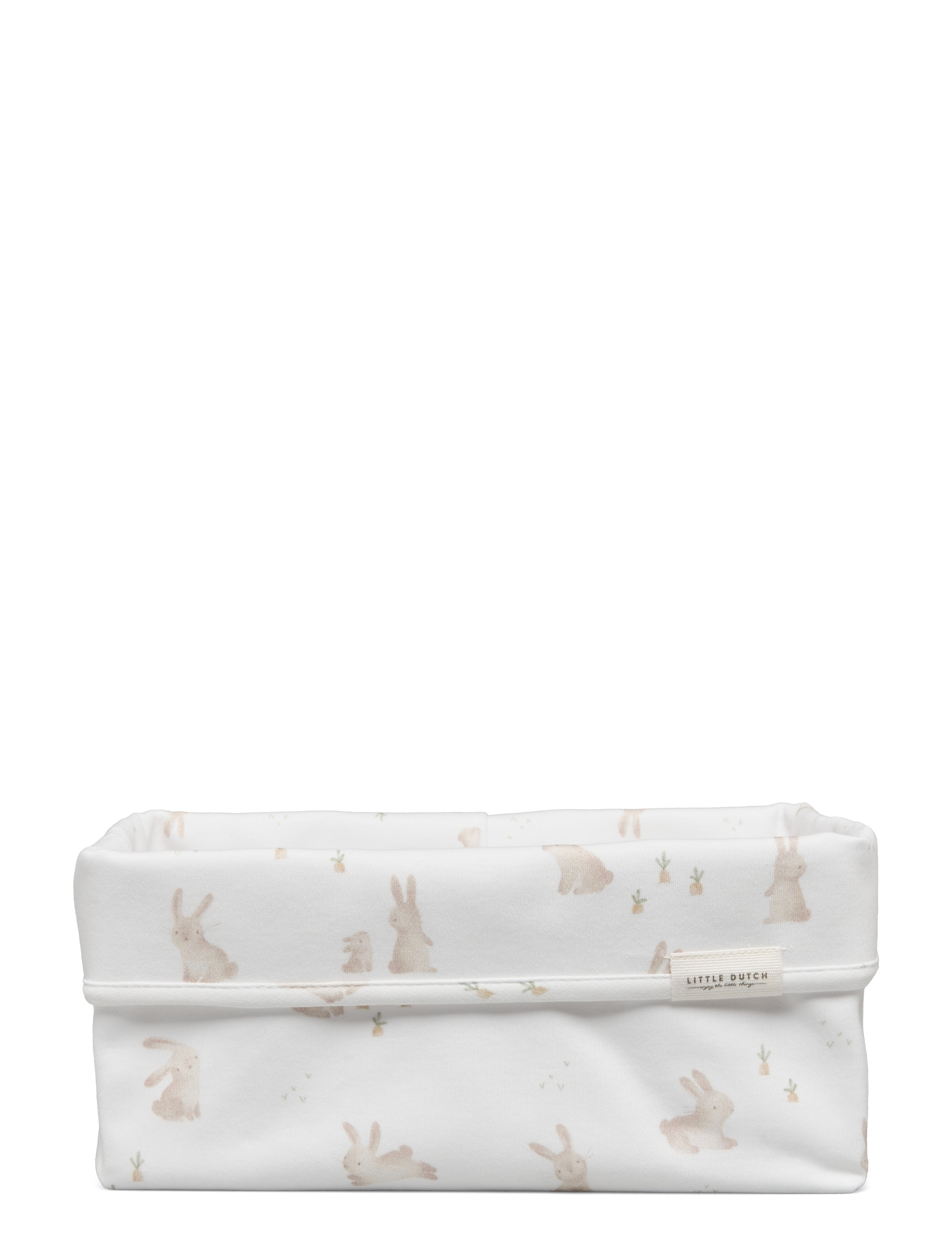 Little Dutch Little Dutch - Opbevaringskurv, Stor, Baby Bunny, One Size 25 cm, White, Opbevaring > Opbevaringskurve, Børn