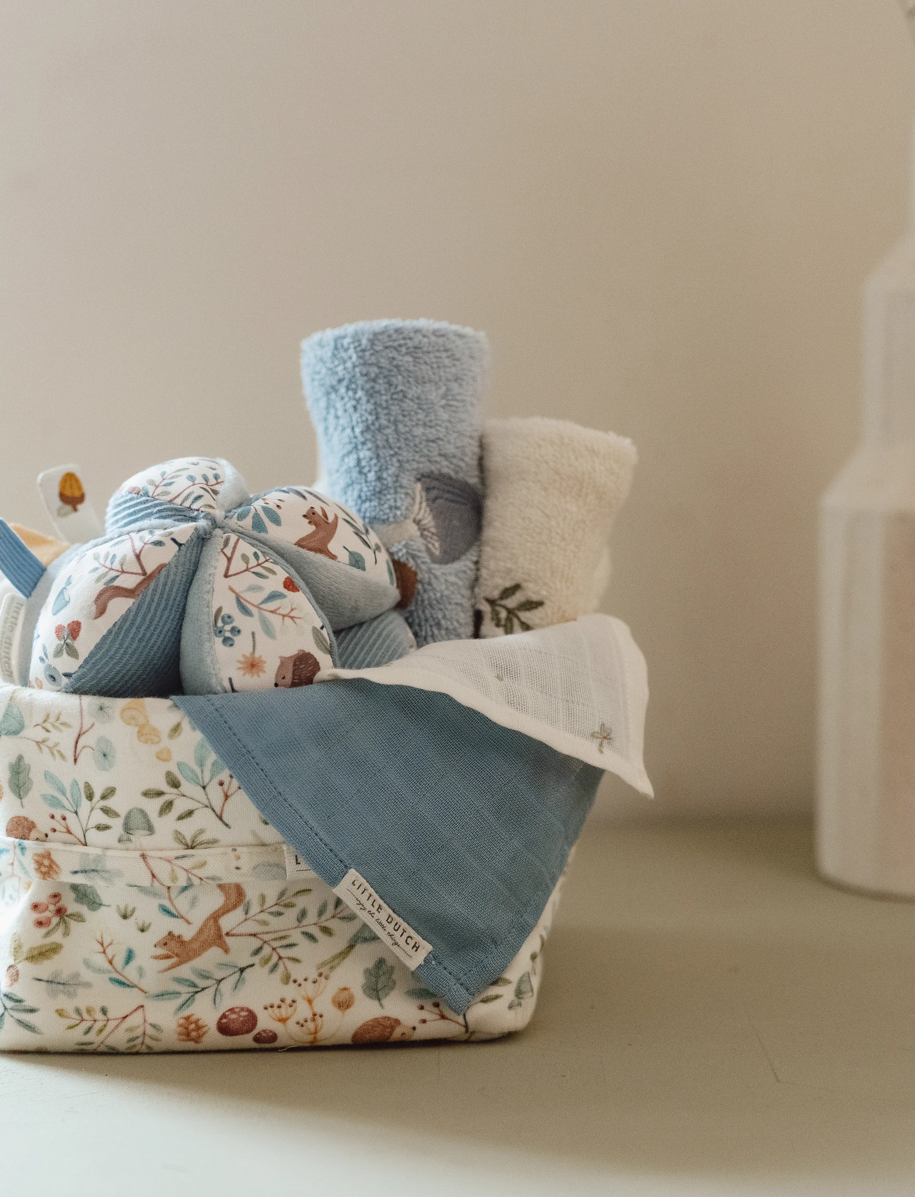 Little Dutch Little Dutch -Opbevaringskurv Stor Forest Wonders, One Size, Multi/patterned, Opbevaring > Opbevaringskurve, Børn