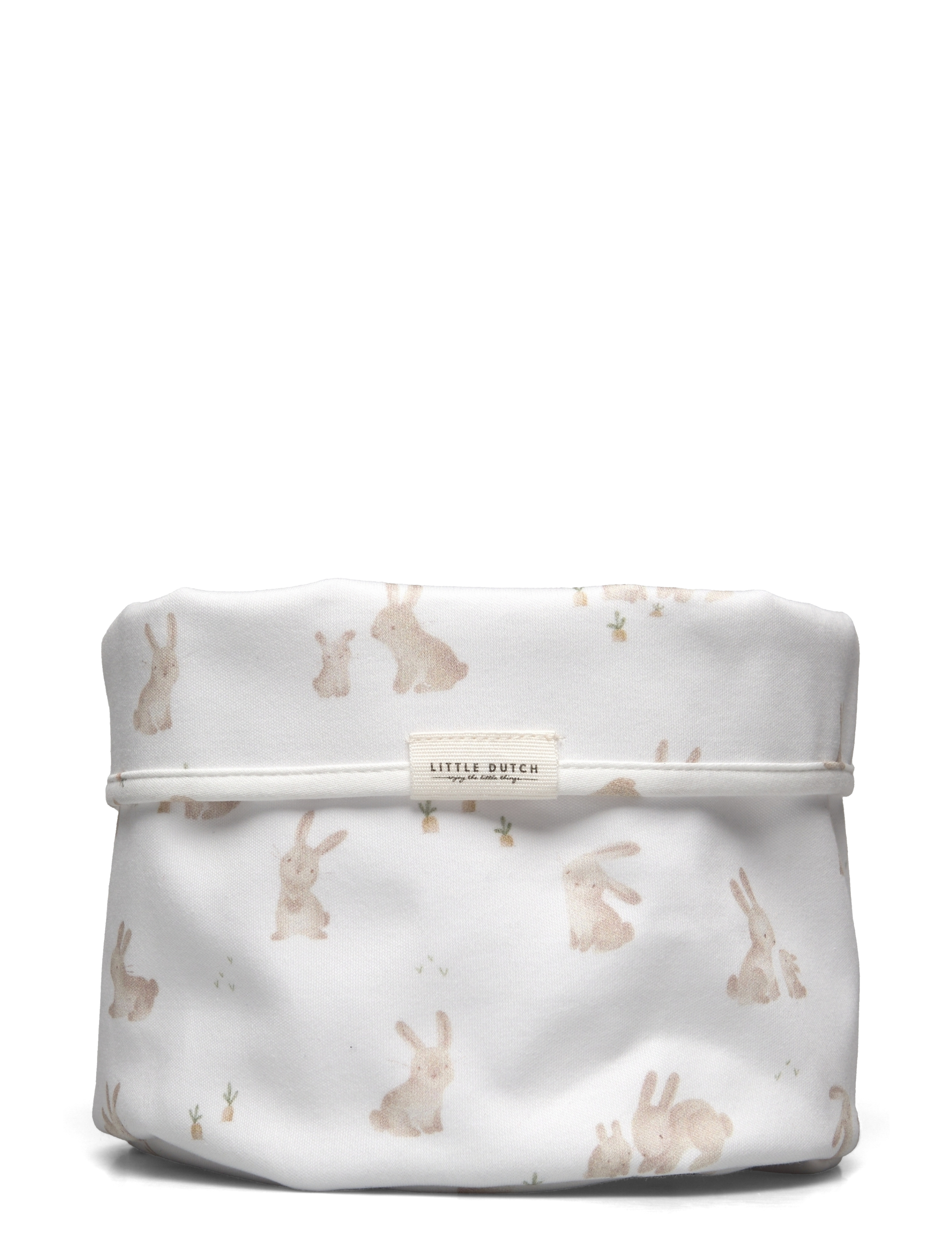 Little Dutch - Opbevaringskurv, Rund, Baby Bunny, Opbevaringskurv, Hvid, Str: ONE SIZE 21 cm