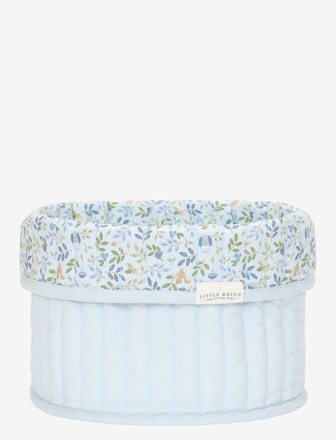 Little Dutch - Little Dutch - Quiltet Opbevaringskurv  Lille Forest - opbevaringskurve - blue - 2