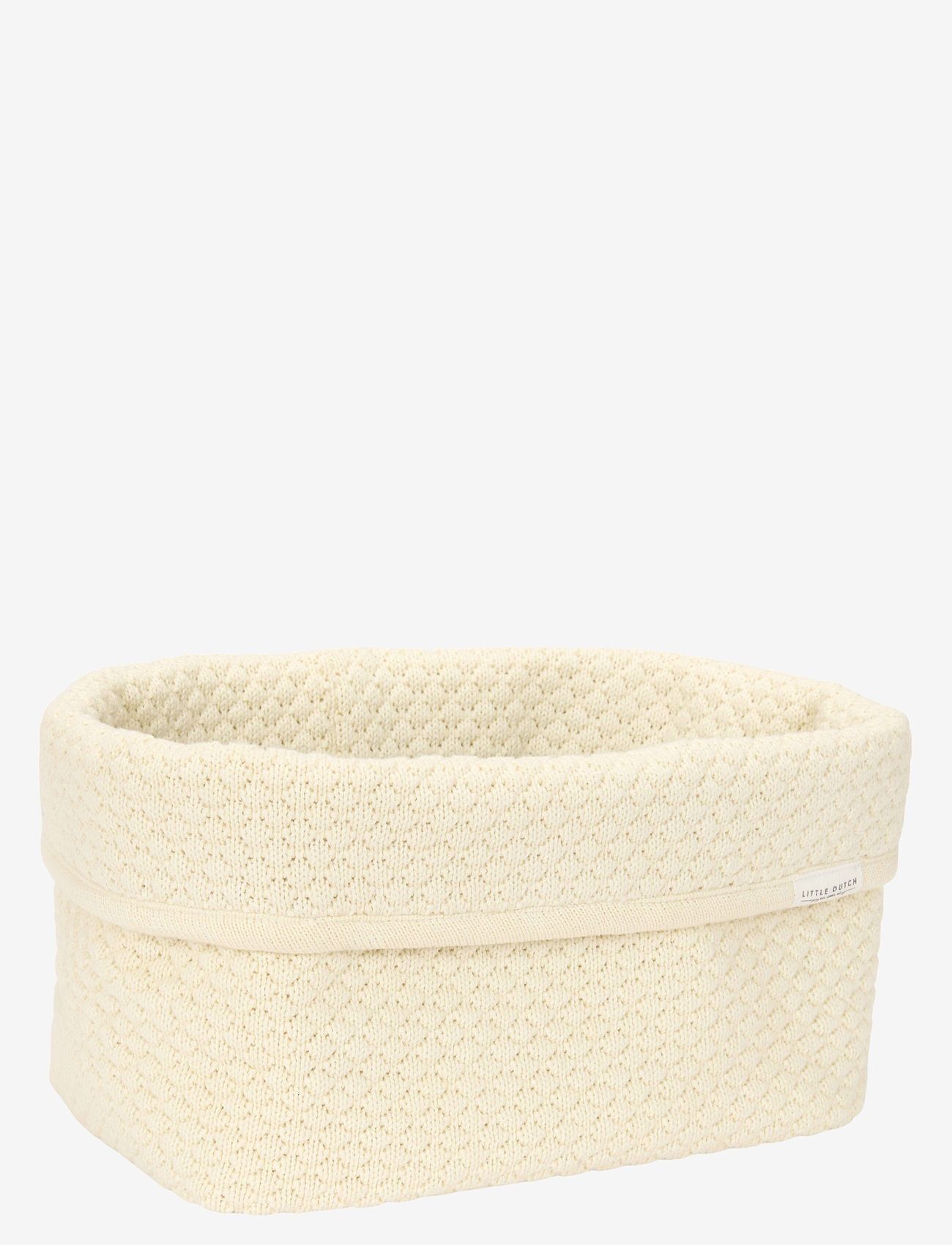 Little Dutch - Little Dutch - Knitted storage basket large Pure Soft White - white - 0