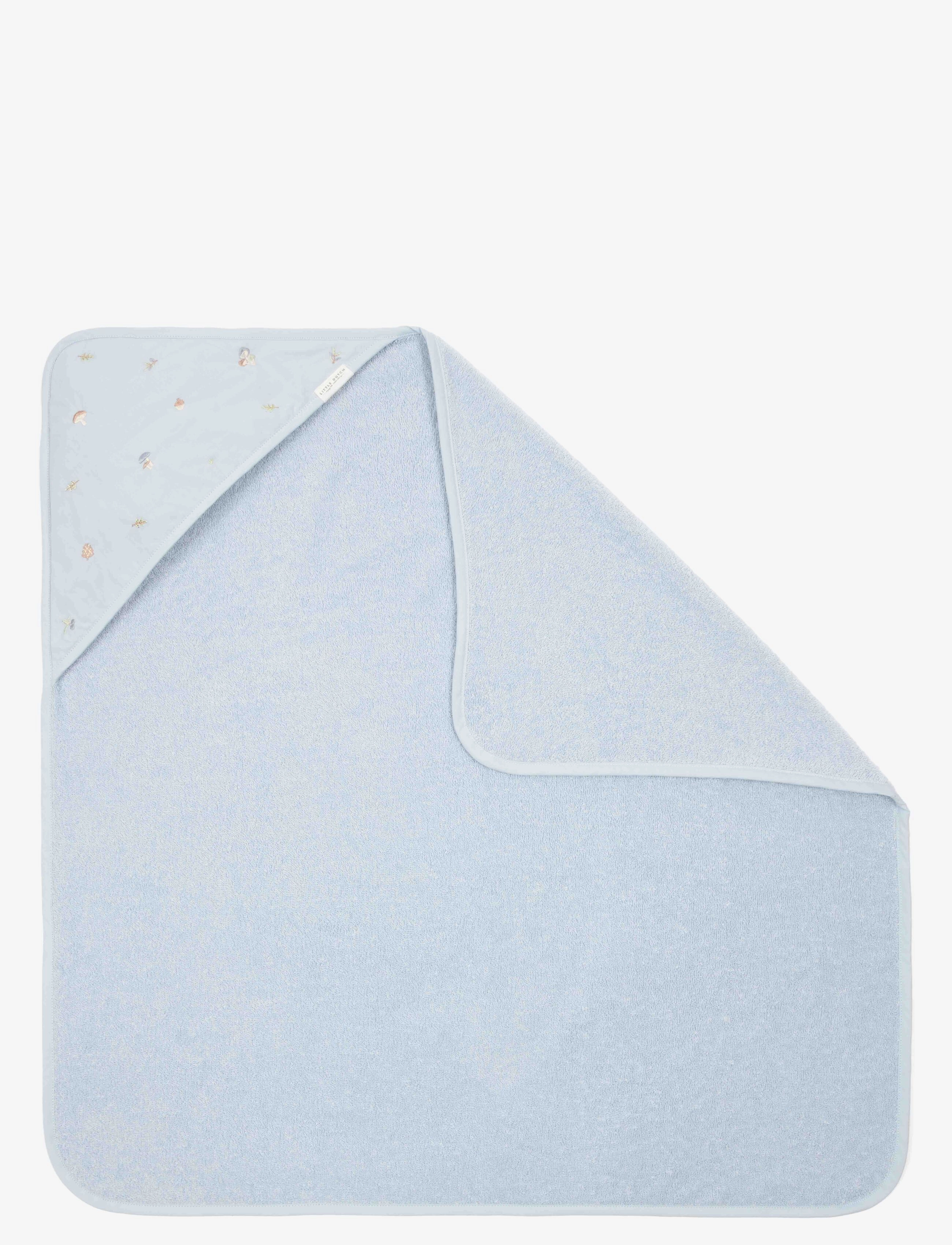 Little Dutch - Little Dutch - Badehåndklæde Blue - 75x75 cm - håndklæder - blue - 1