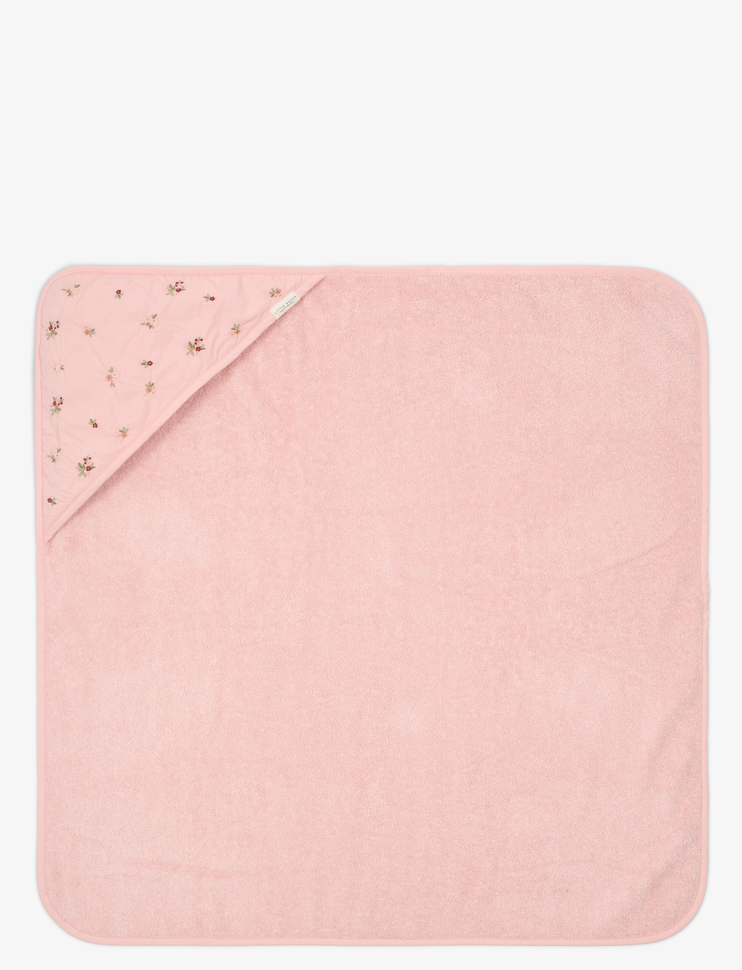 Little Dutch - Little Dutch - Badehåndklæde Blossom - 75x75 cm - håndklæder - pink - 2