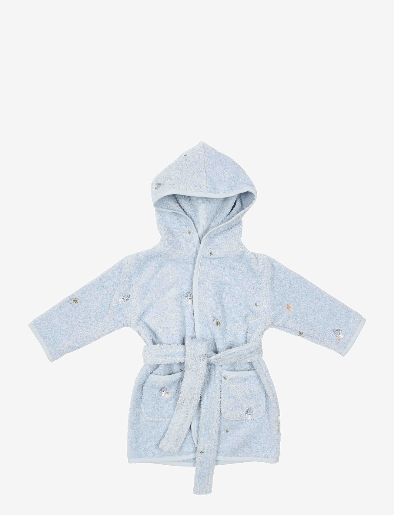 Little Dutch - Bathrobe embroidered - bathrobes - blue - 2