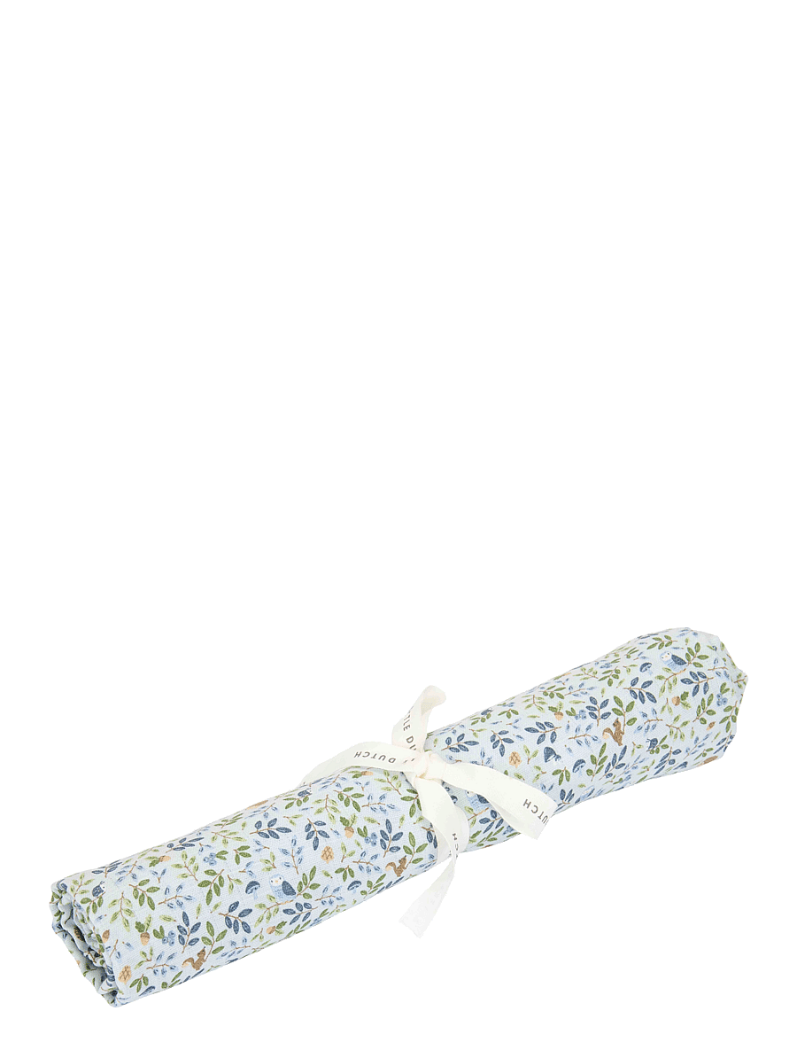 Little Dutch - Little Dutch - Swaddle muslin 120 x 120 cm Forest Adventure - swaddles - blue - 0
