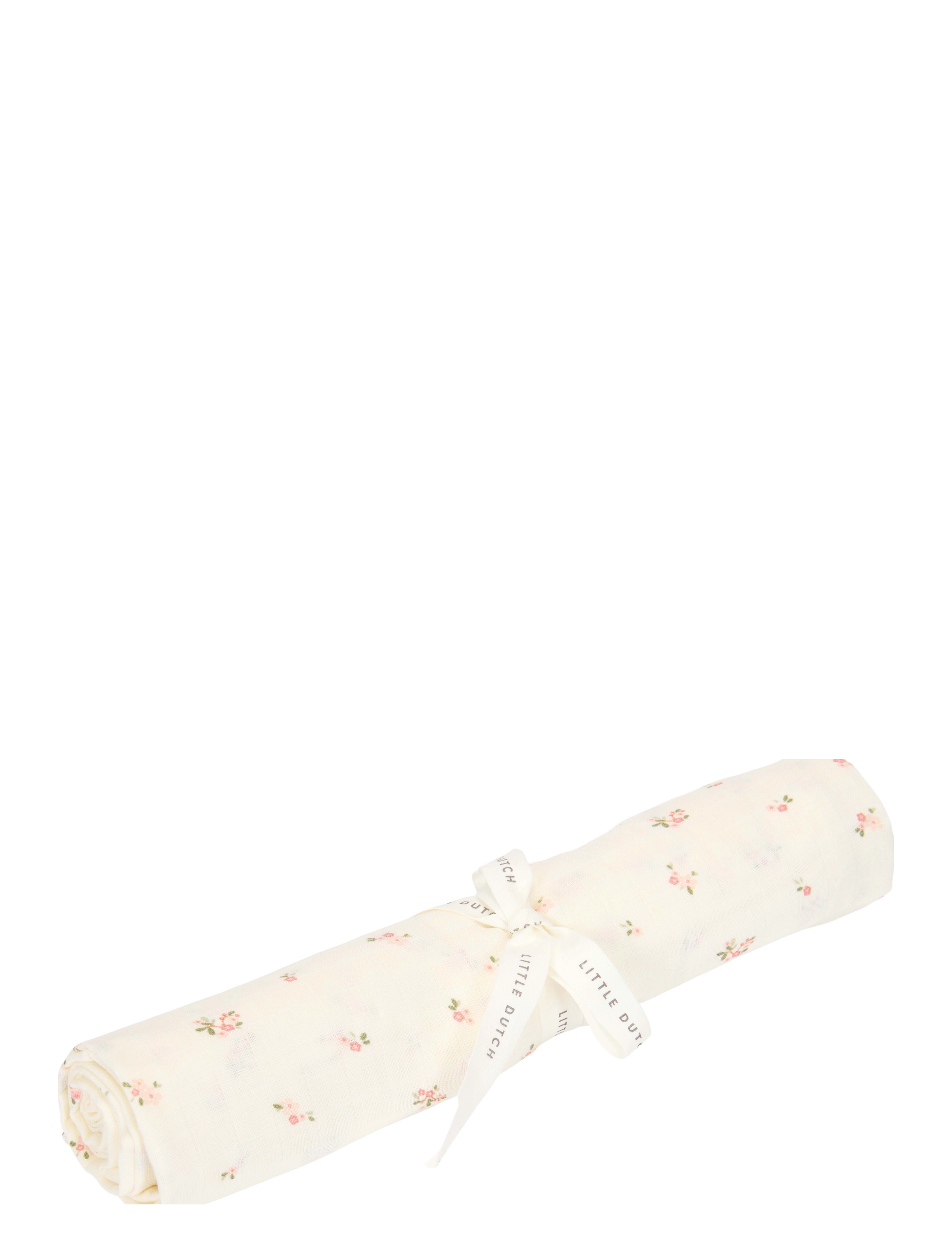 Little Dutch - Little Dutch - Svøb muslin 120 x 120 cm Fairy Blossom - musselintæpper - white - 1